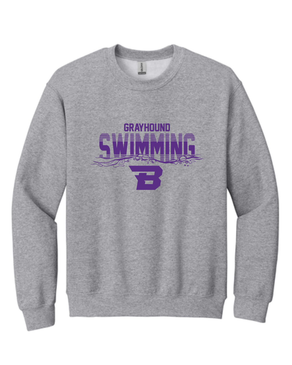 BHS Boys Swim 2025 Crew Sweatshirt