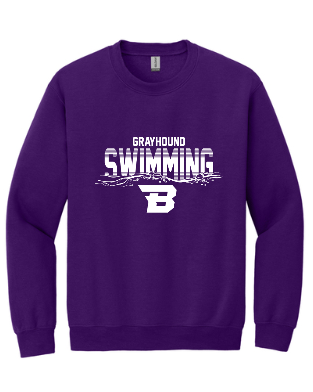 BHS Boys Swim 2025 Crew Sweatshirt