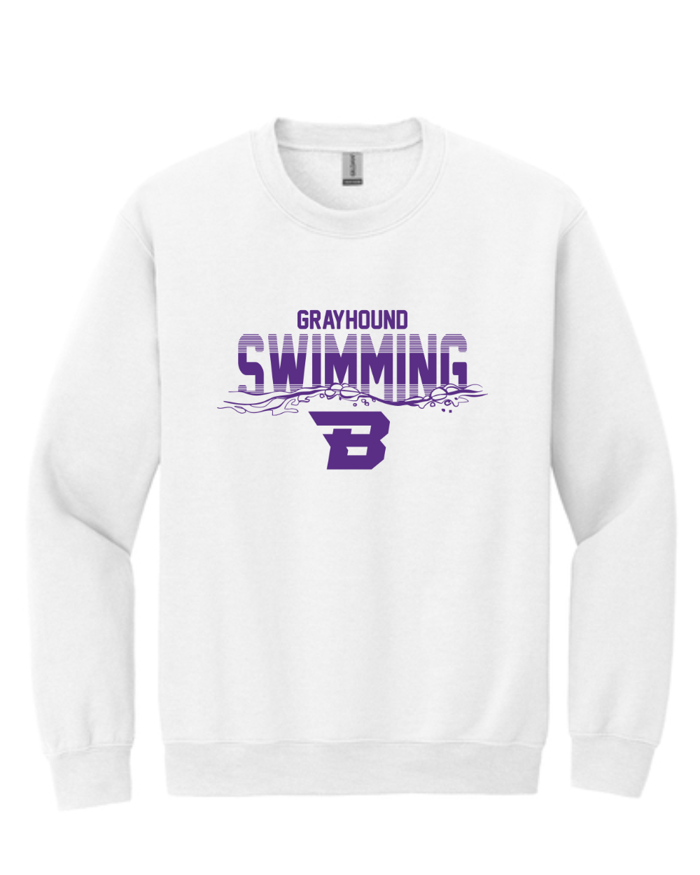 BHS Boys Swim 2025 Crew Sweatshirt