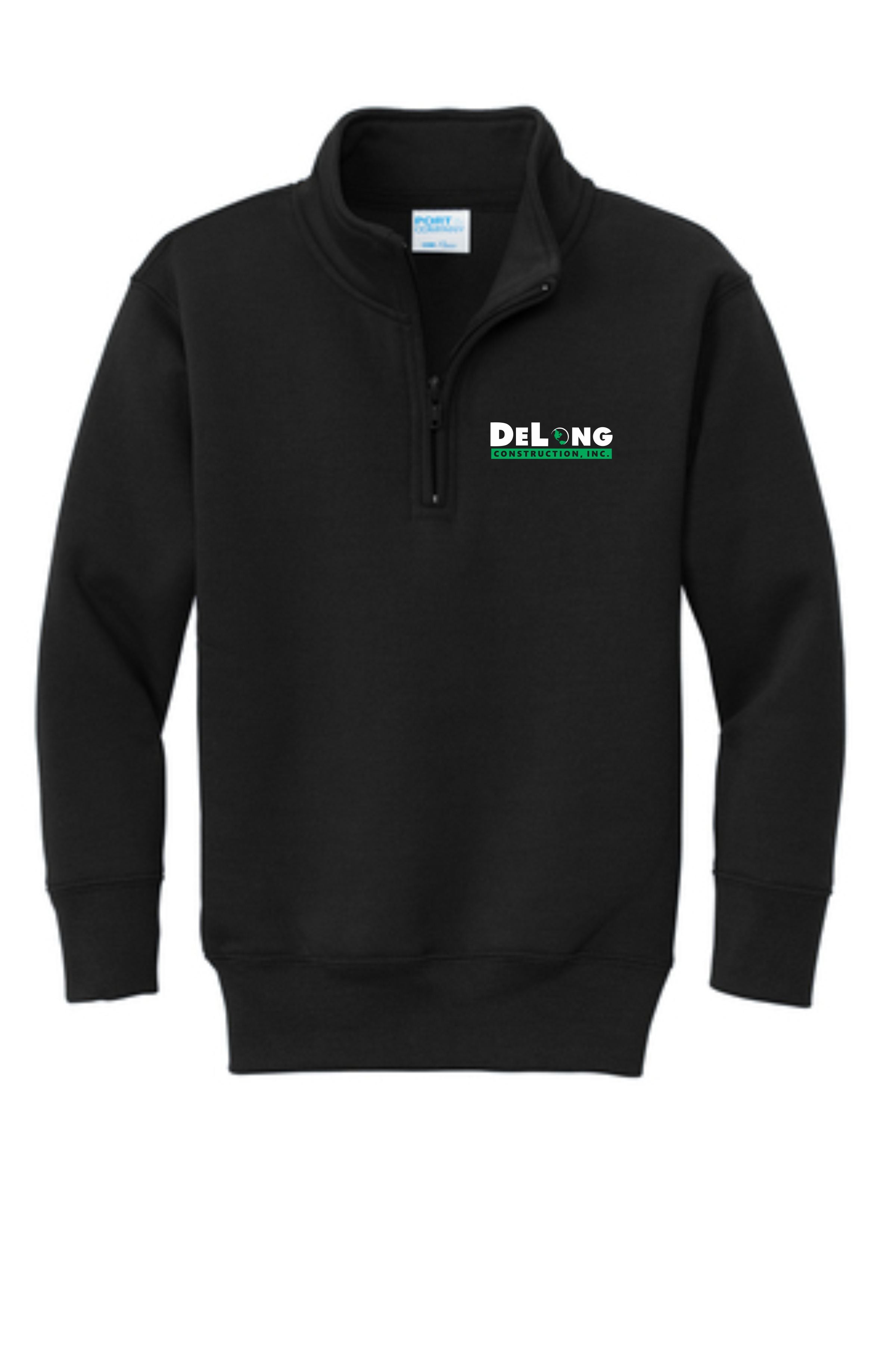 DeLong Construction 1/4 Zip Sweatshirt