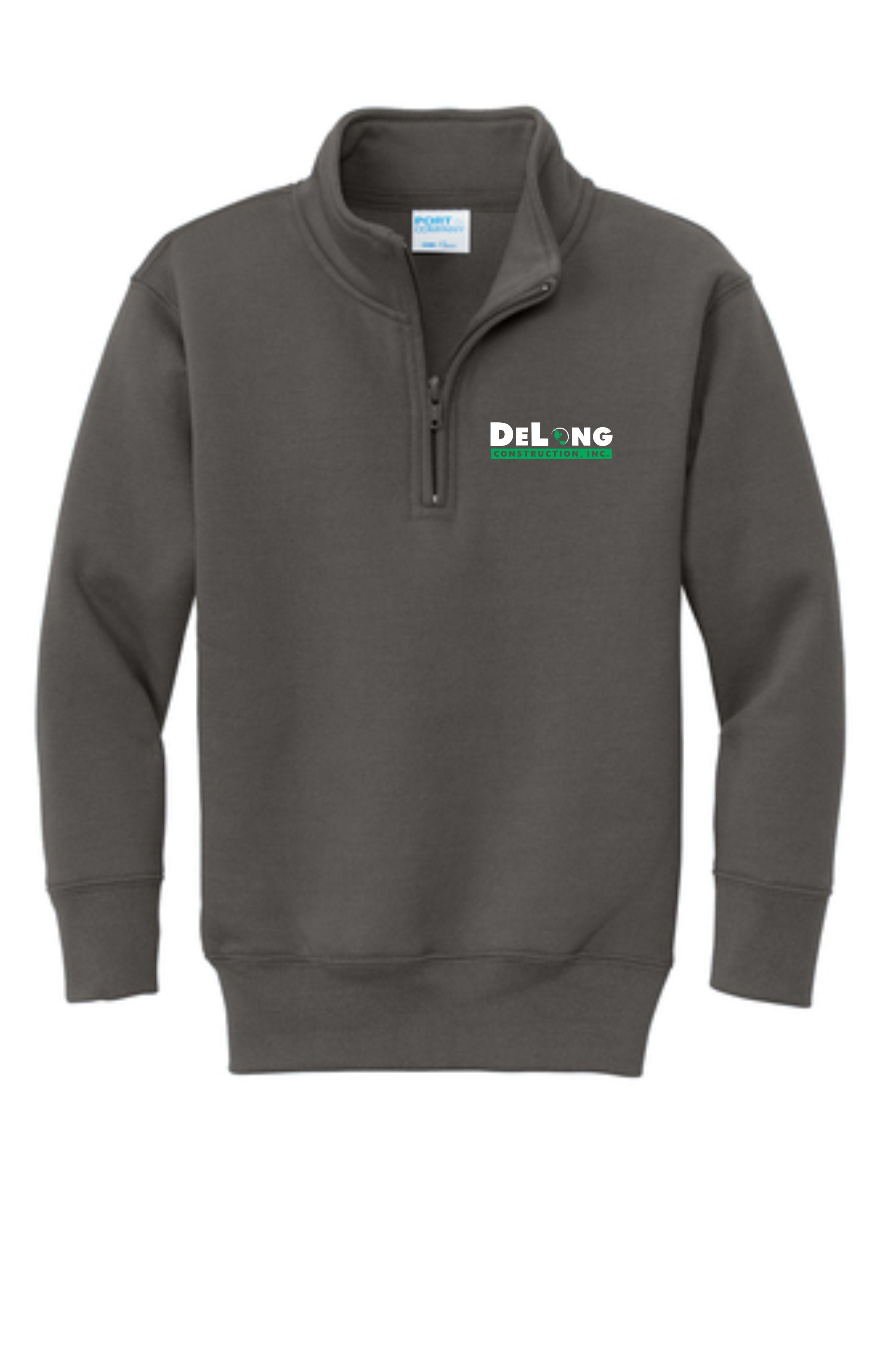 DeLong Construction 1/4 Zip Sweatshirt