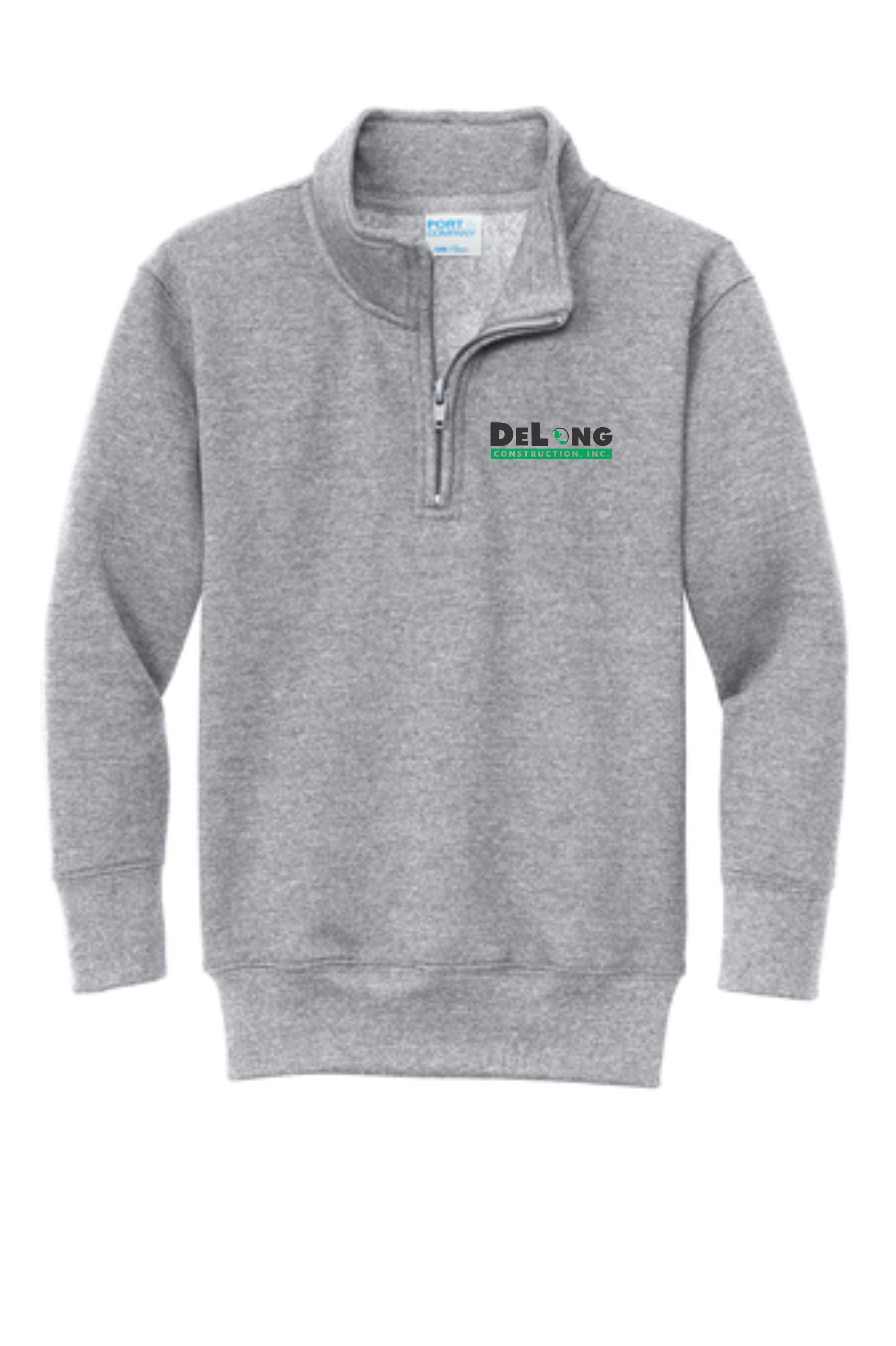 DeLong Construction 1/4 Zip Sweatshirt
