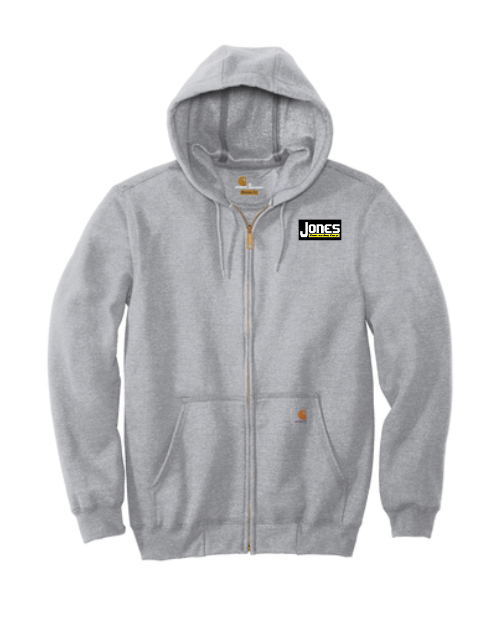 Jones Contracting Carhartt Full Zip Hood