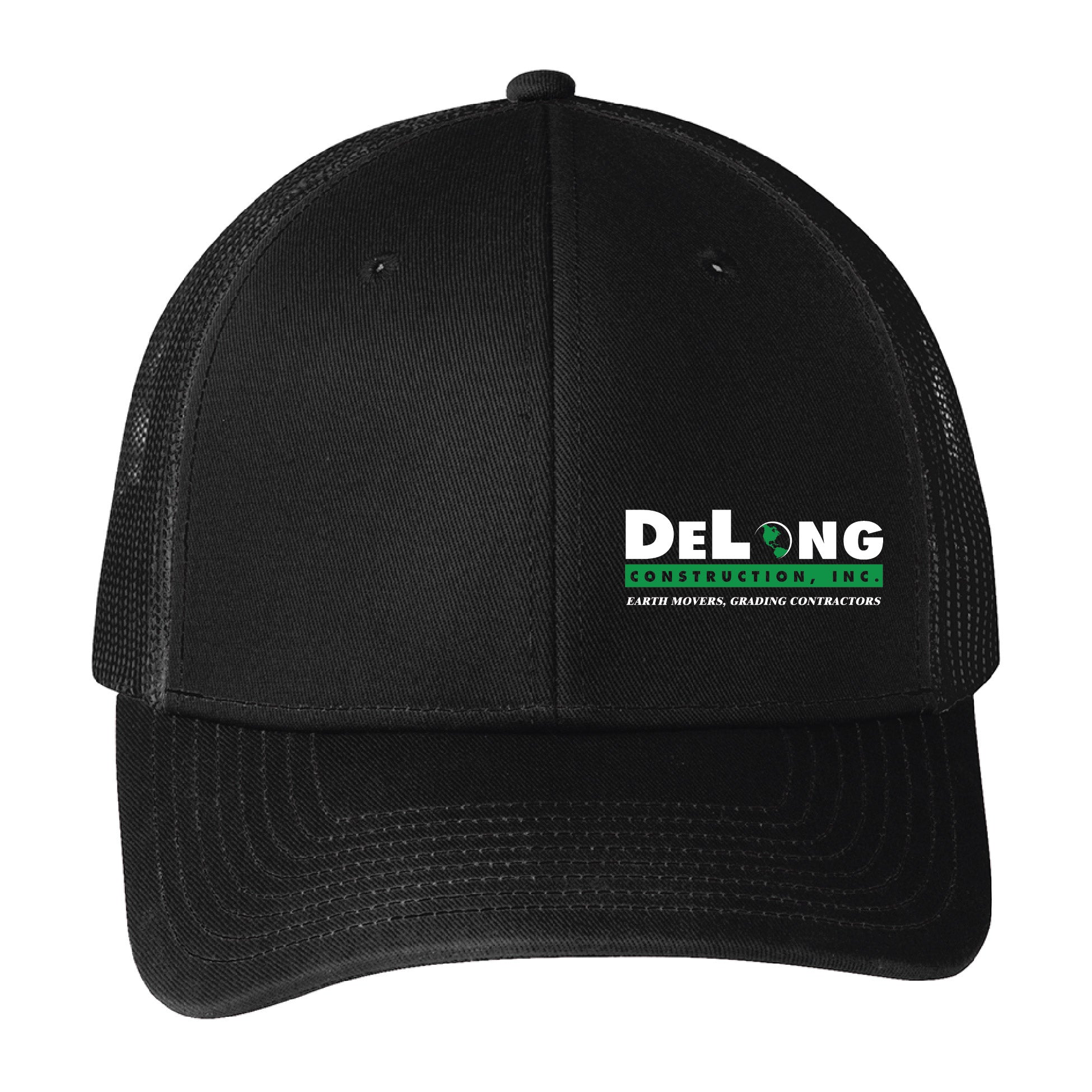 DeLong Construction Snapback Trucker Cap