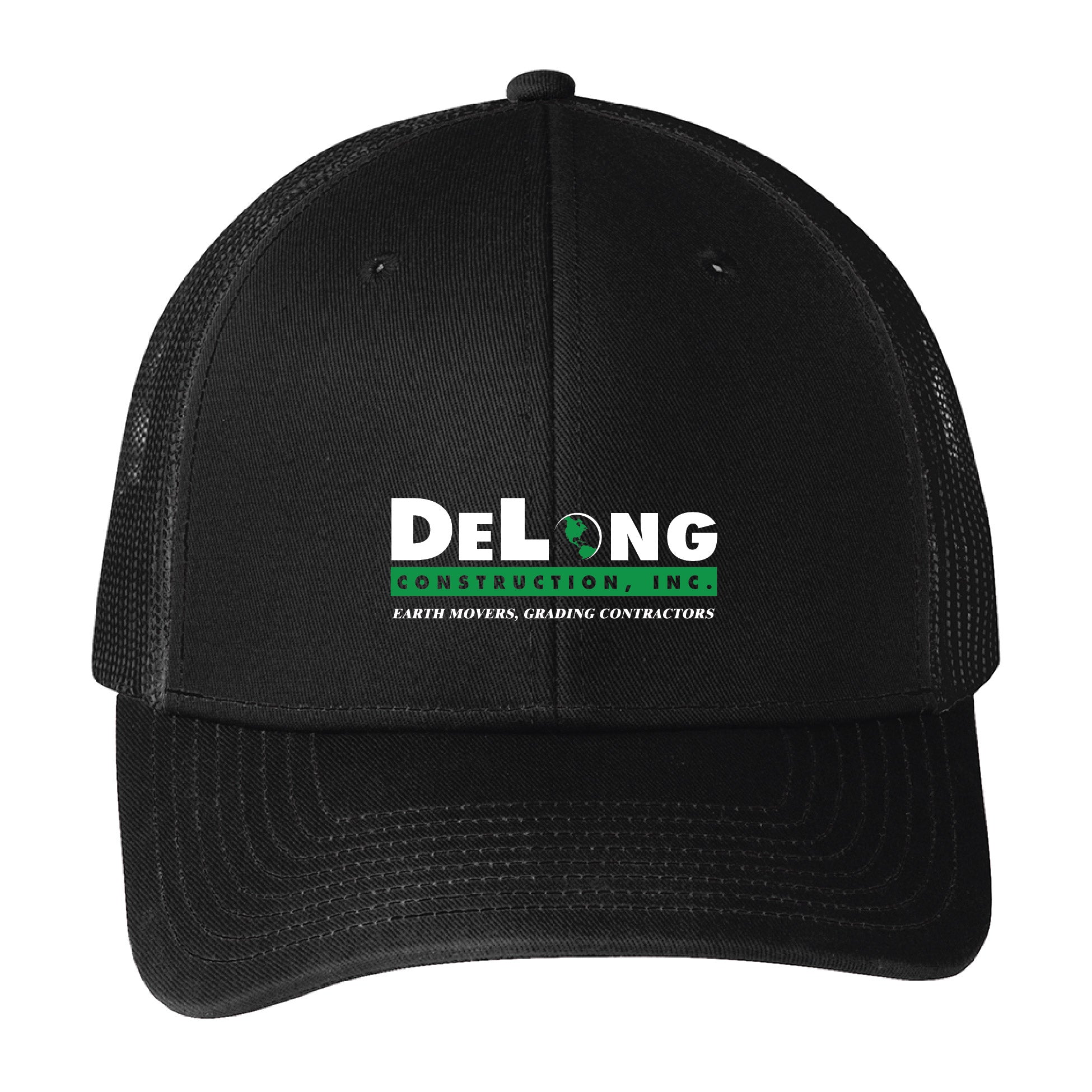 DeLong Construction Snapback Trucker Cap