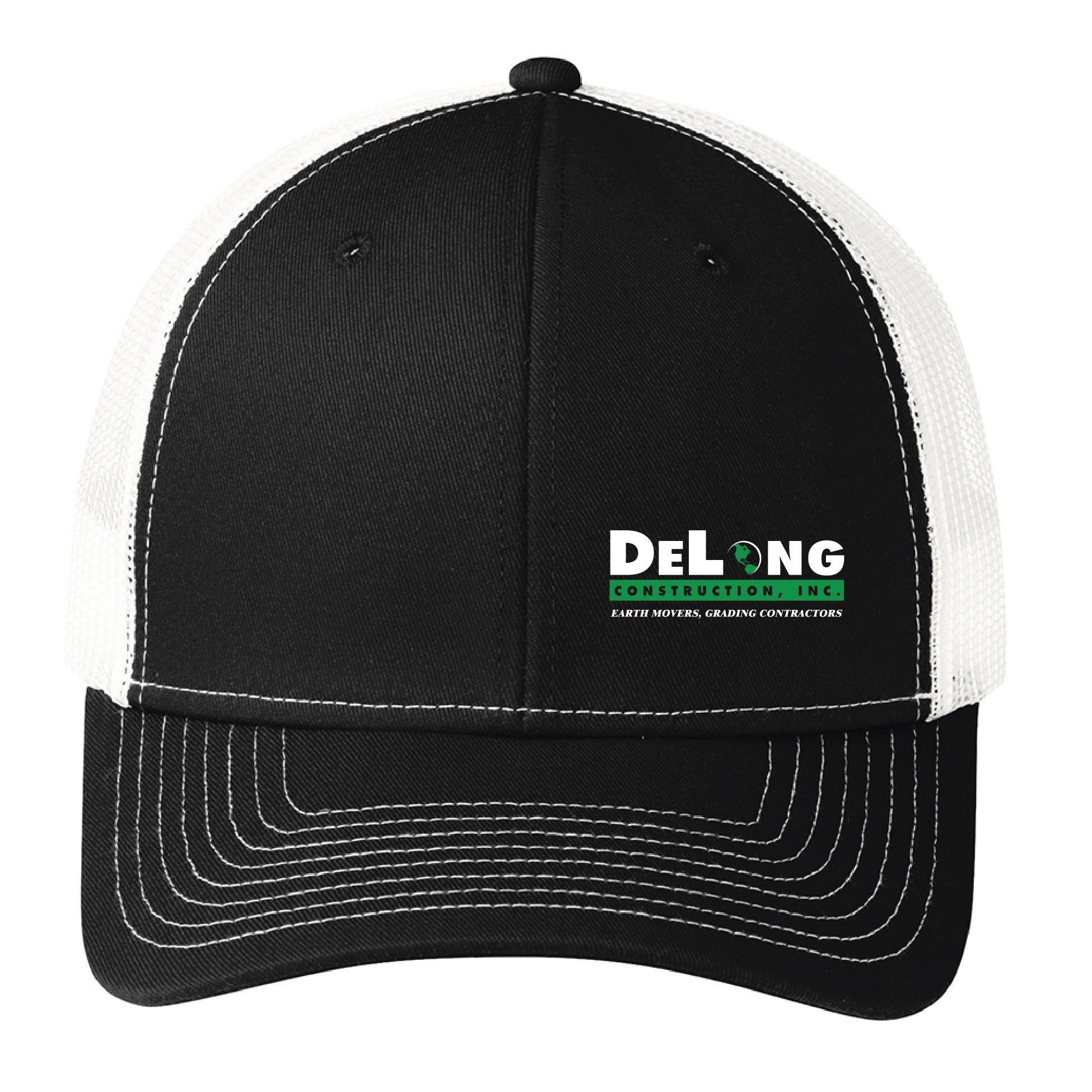 DeLong Construction Snapback Trucker Cap