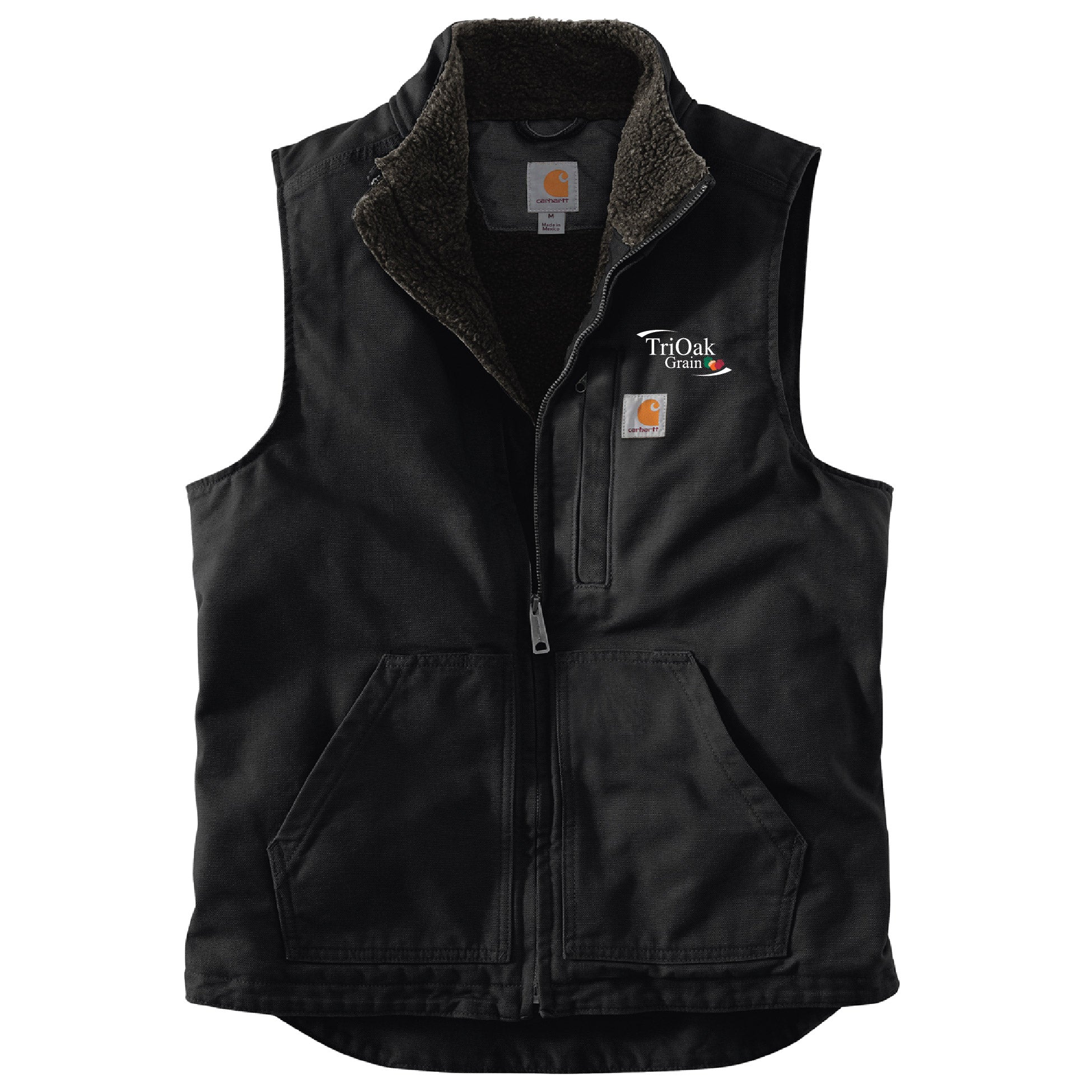 Tri Oak Carhartt Sherpa-Lined Mock Neck Vest