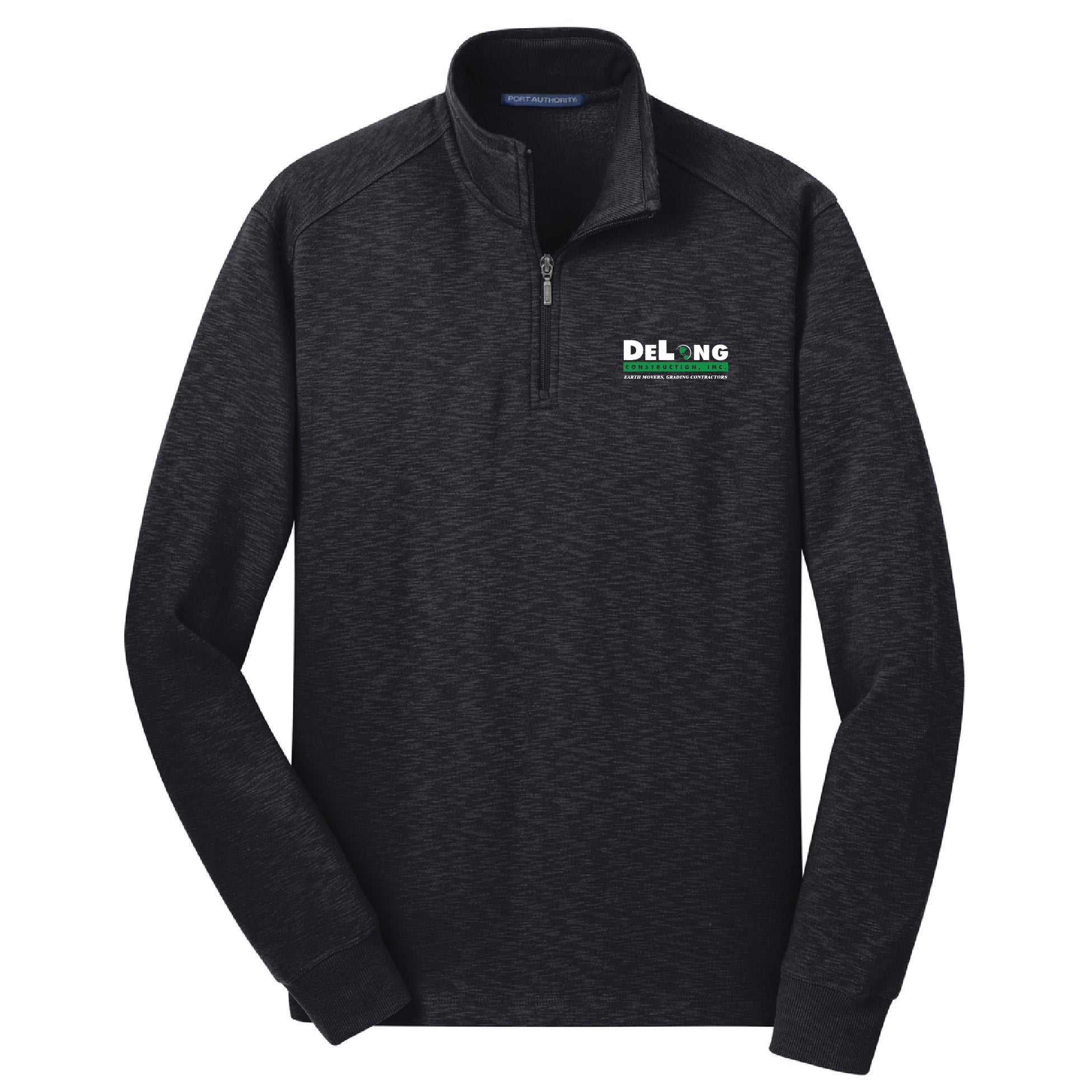 DeLong Construction Fleece 1/4-Zip Pullover