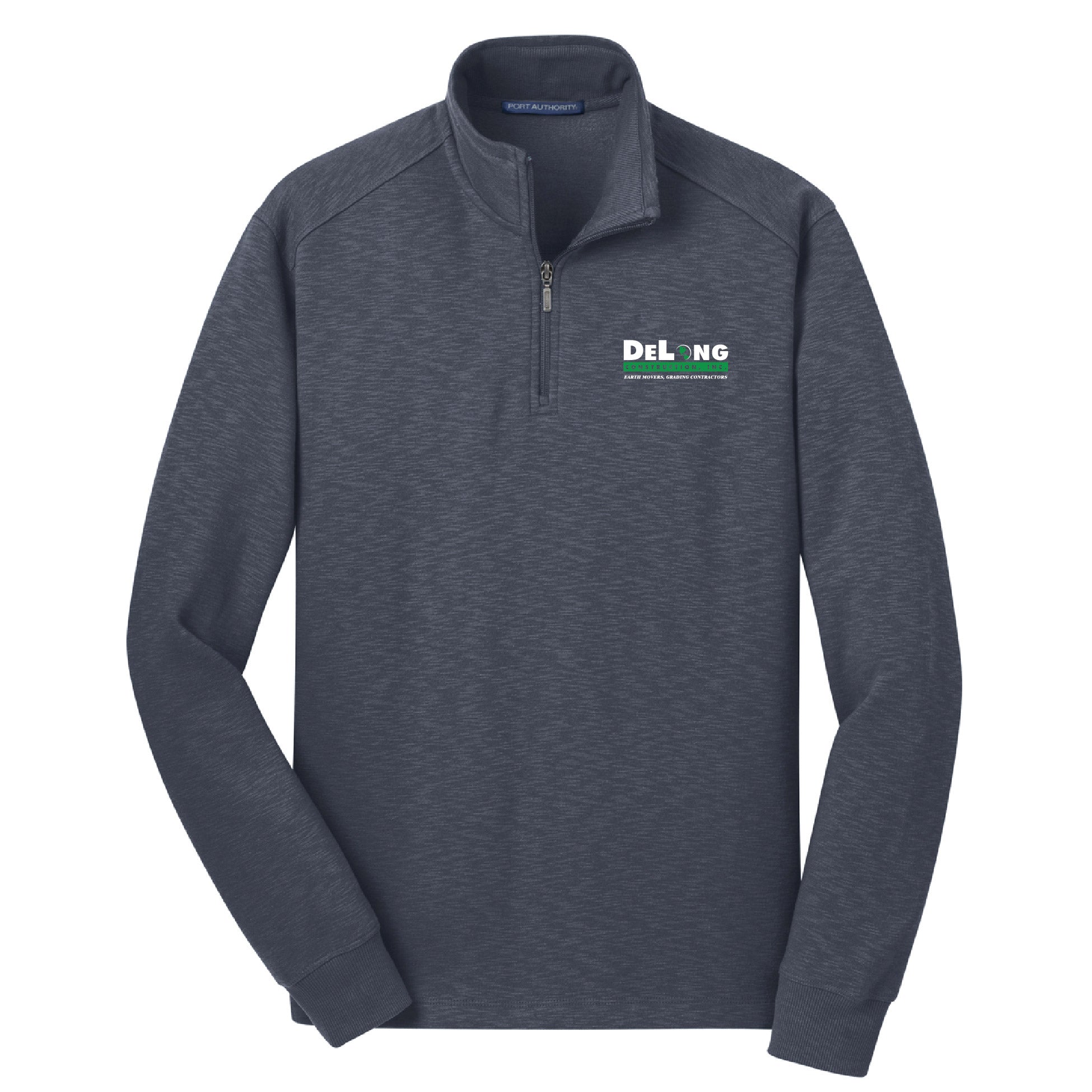 DeLong Construction Fleece 1/4-Zip Pullover