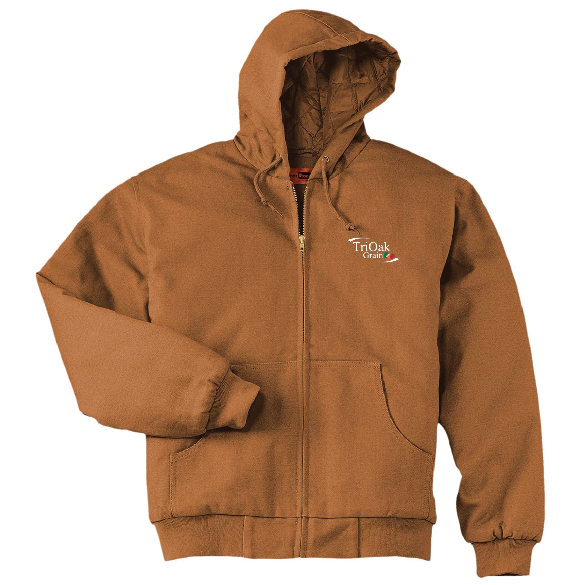 Tri Oak Duck Cloth Hooded Work Jacket