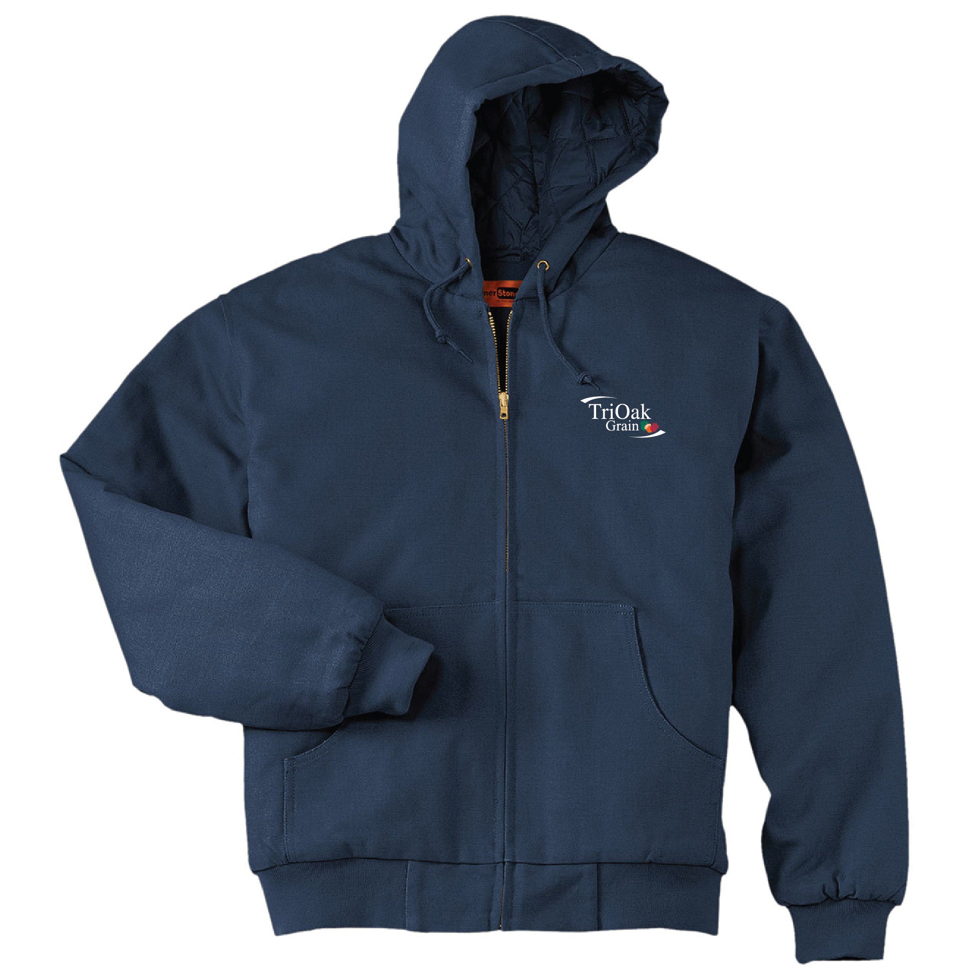 Tri Oak Duck Cloth Hooded Work Jacket