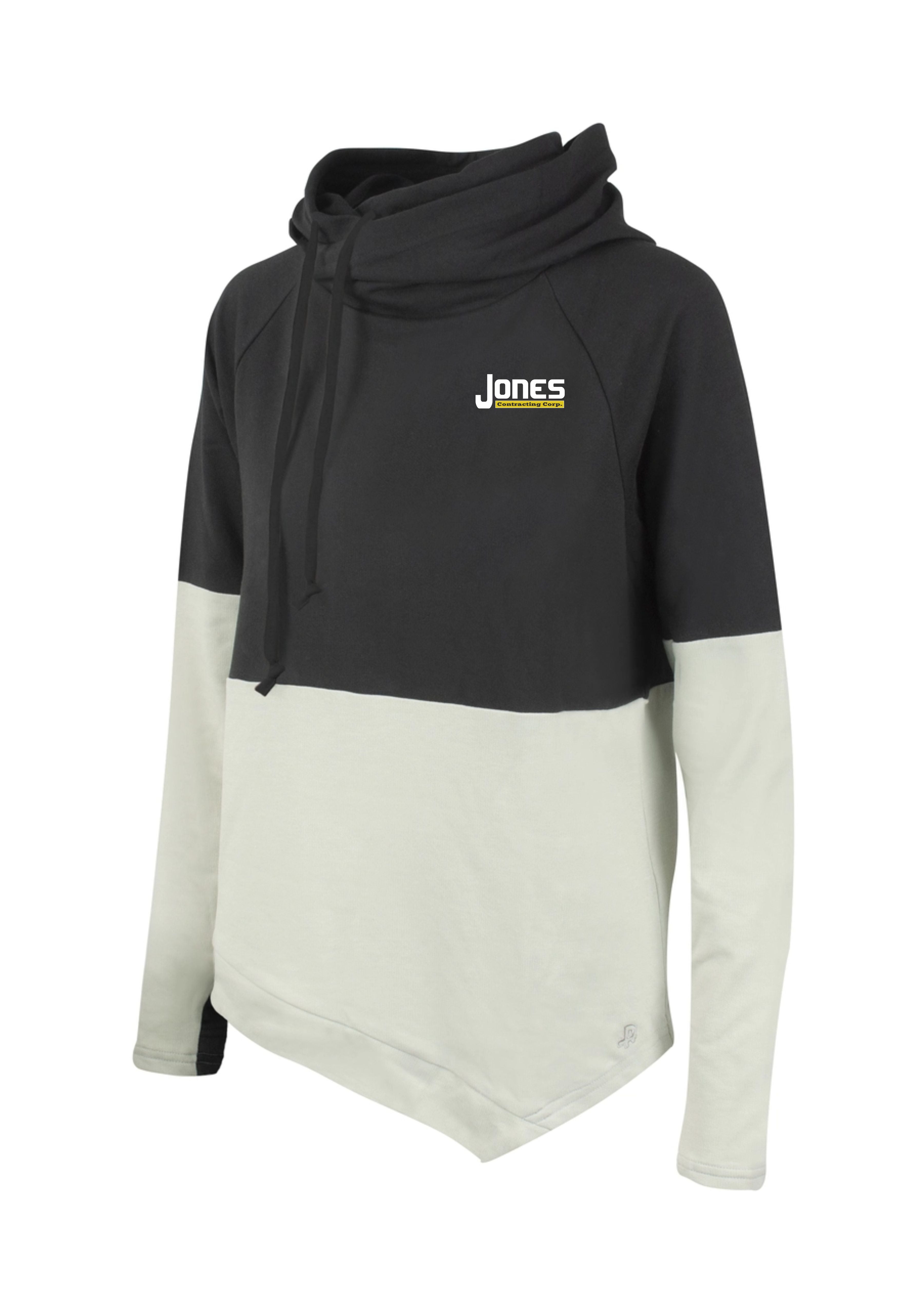 Jones Contracting Ladies Colorblock Hoodie