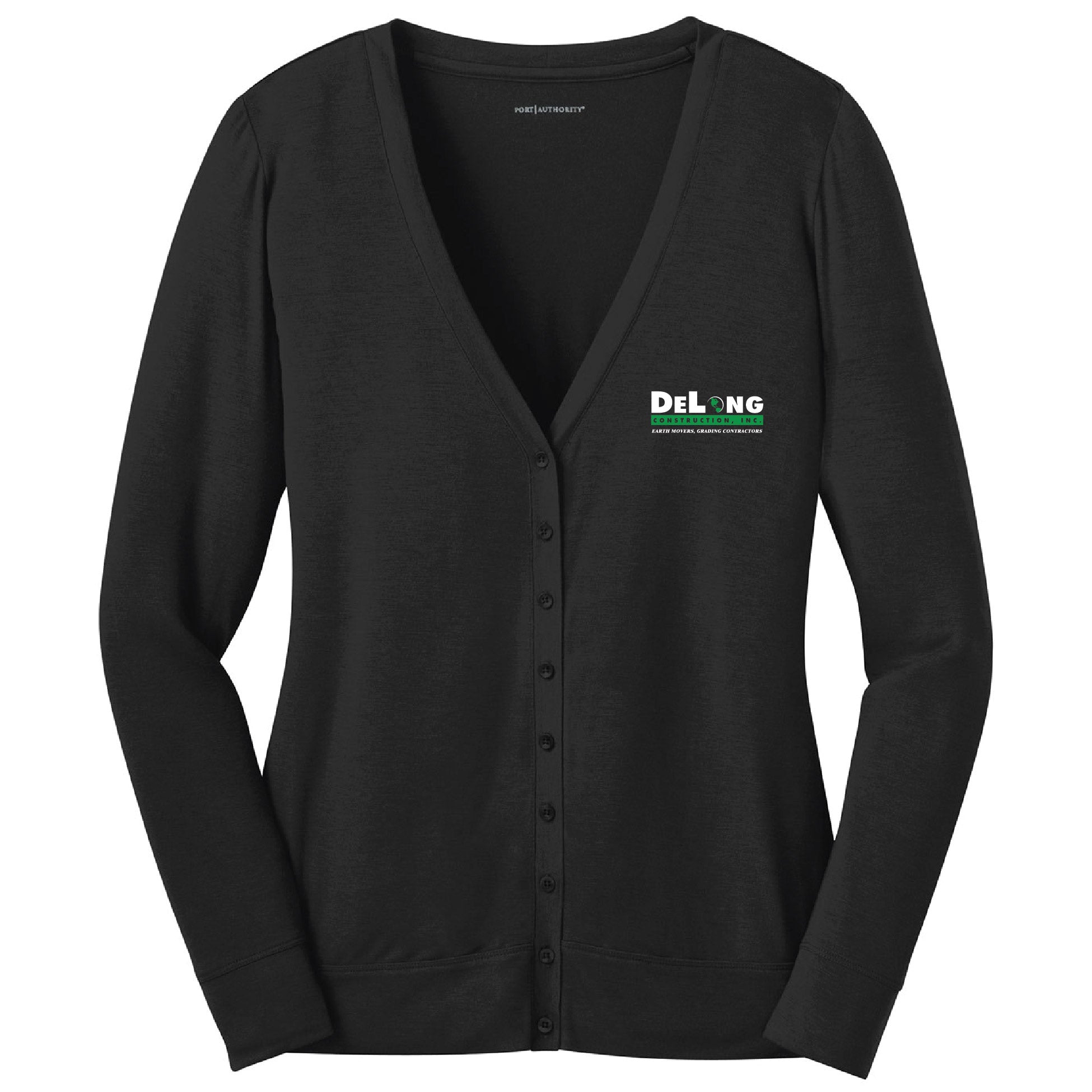 DeLong Construction Ladies Concept Cardigan