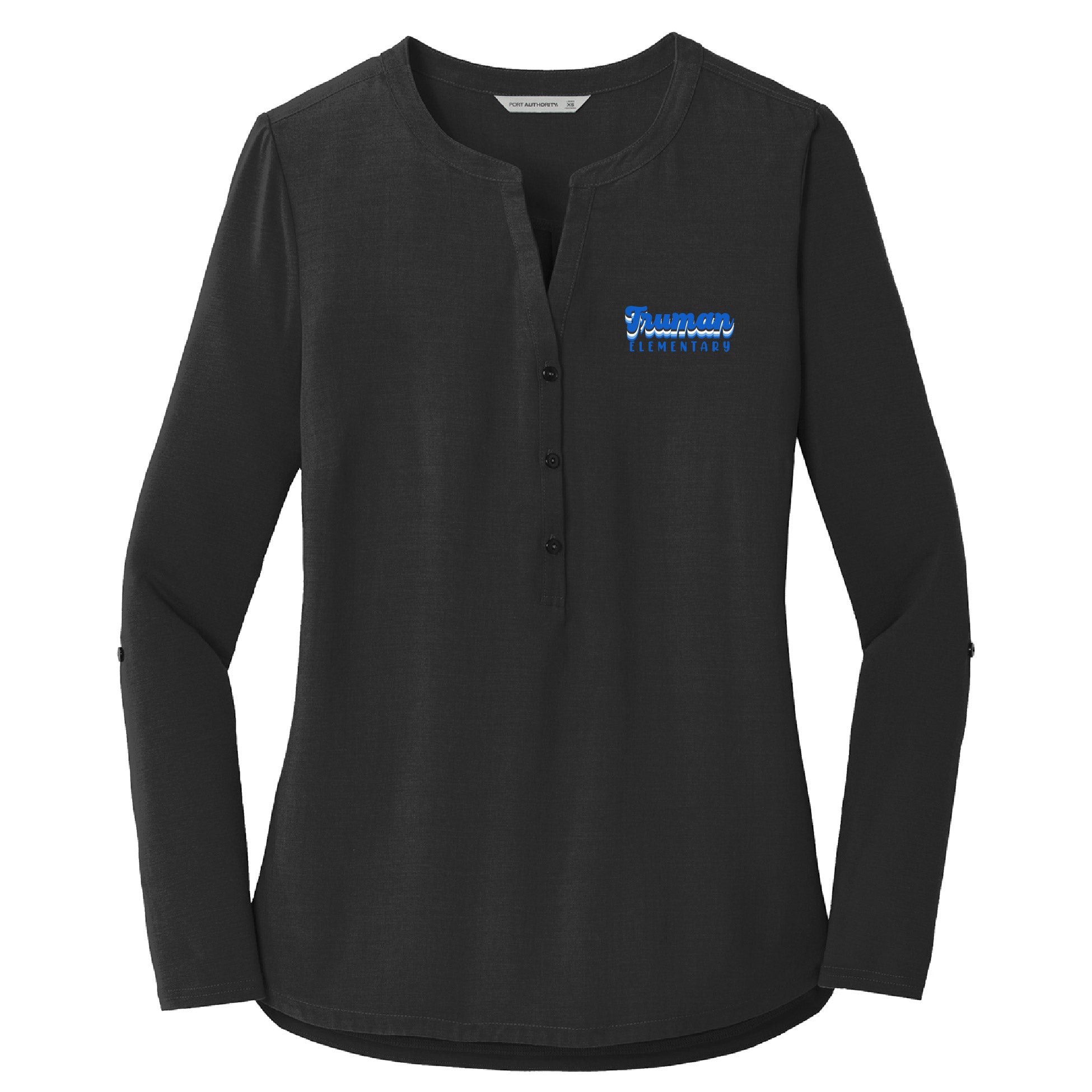 Truman Elementary 2023 Ladies Concept Henley Tunic
