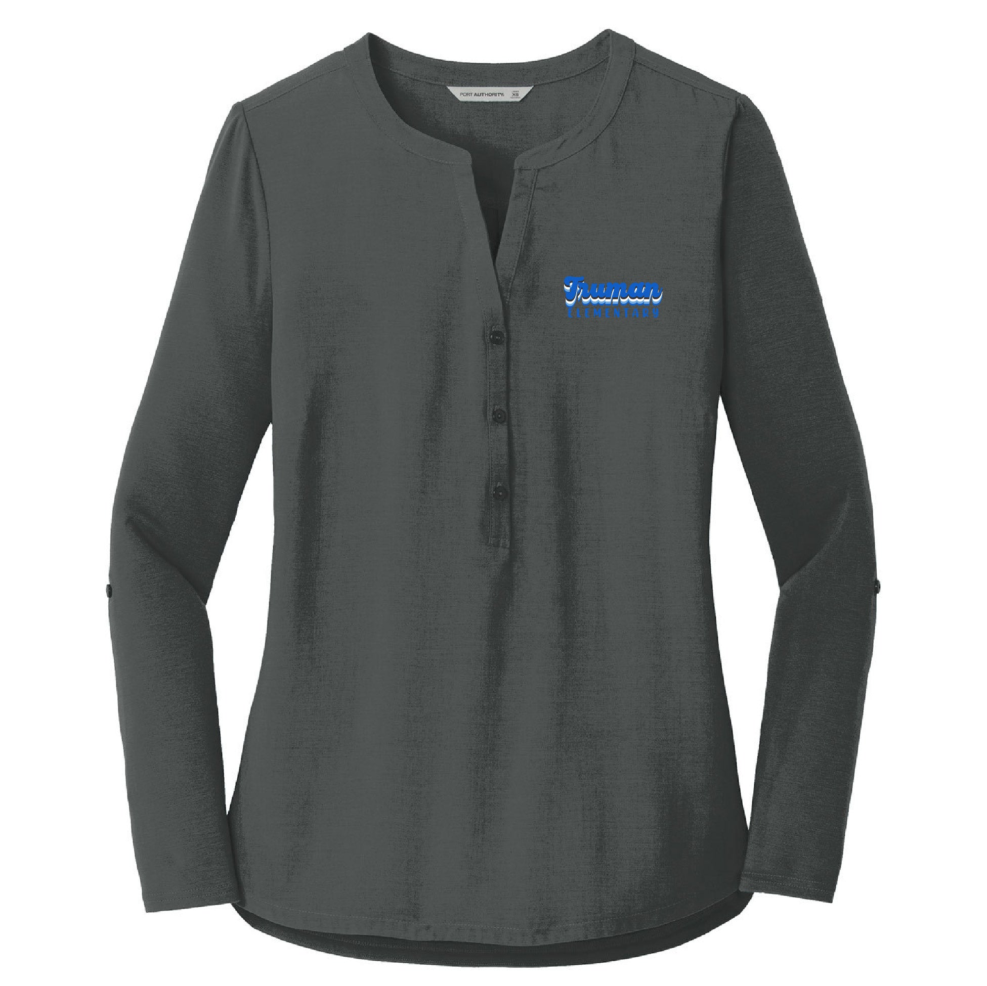 Truman Elementary 2023 Ladies Concept Henley Tunic