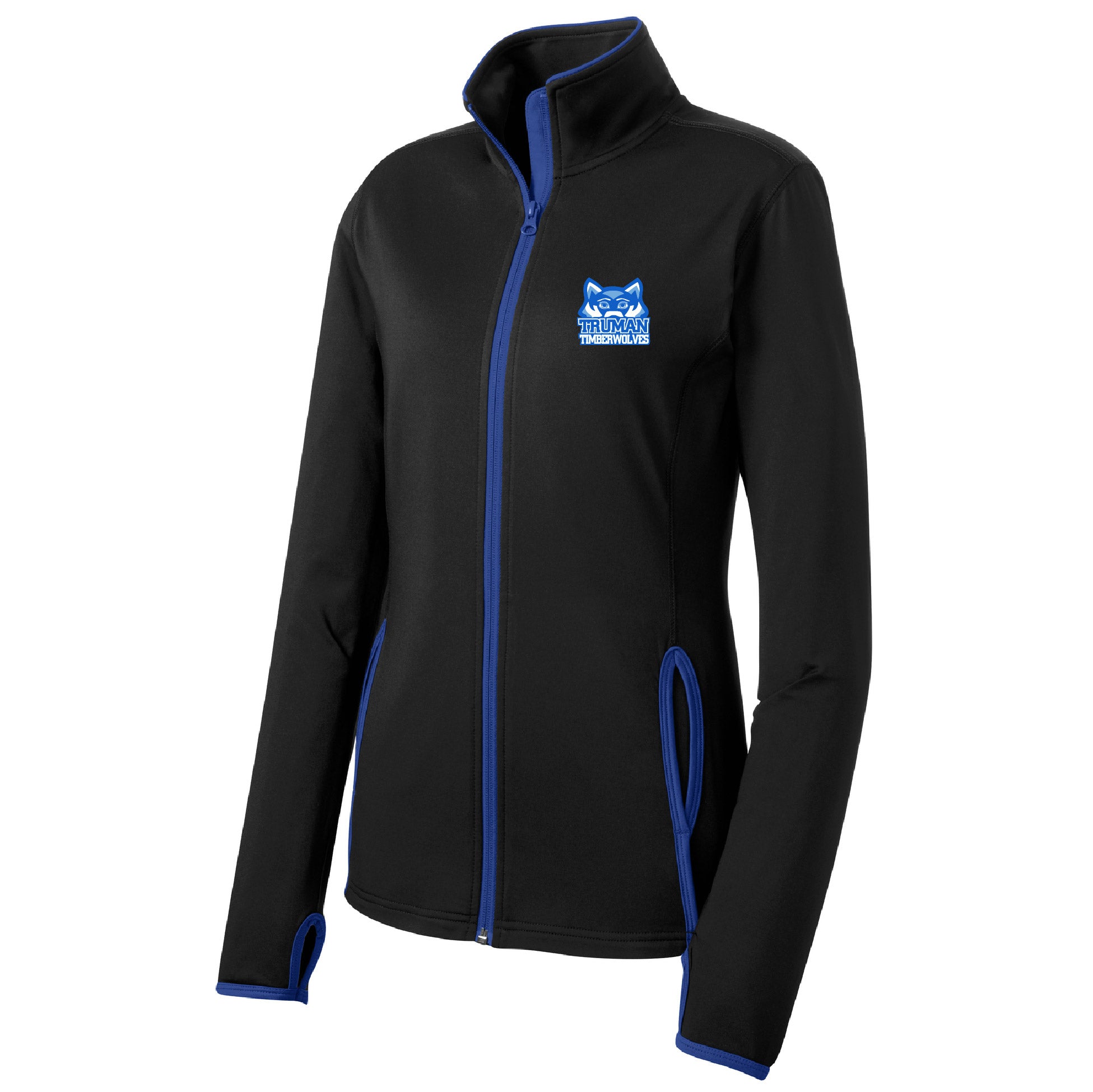 Truman Elementary 2023 Ladies Stretch Contrast Full-Zip Jacket