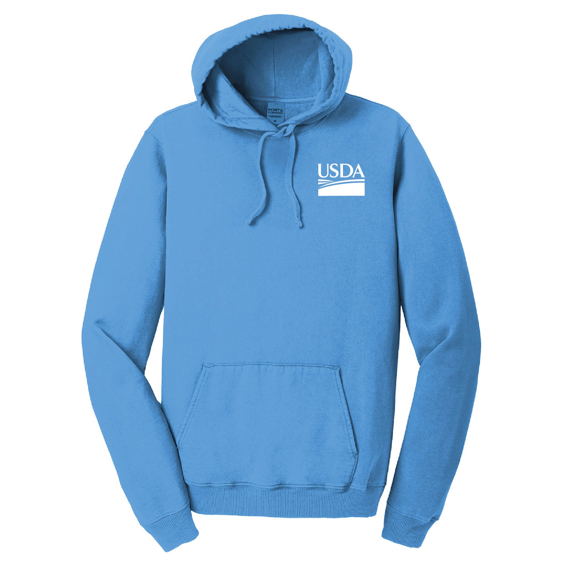 USDA Garment-Dyed Pullover Hooded Sweatshirt