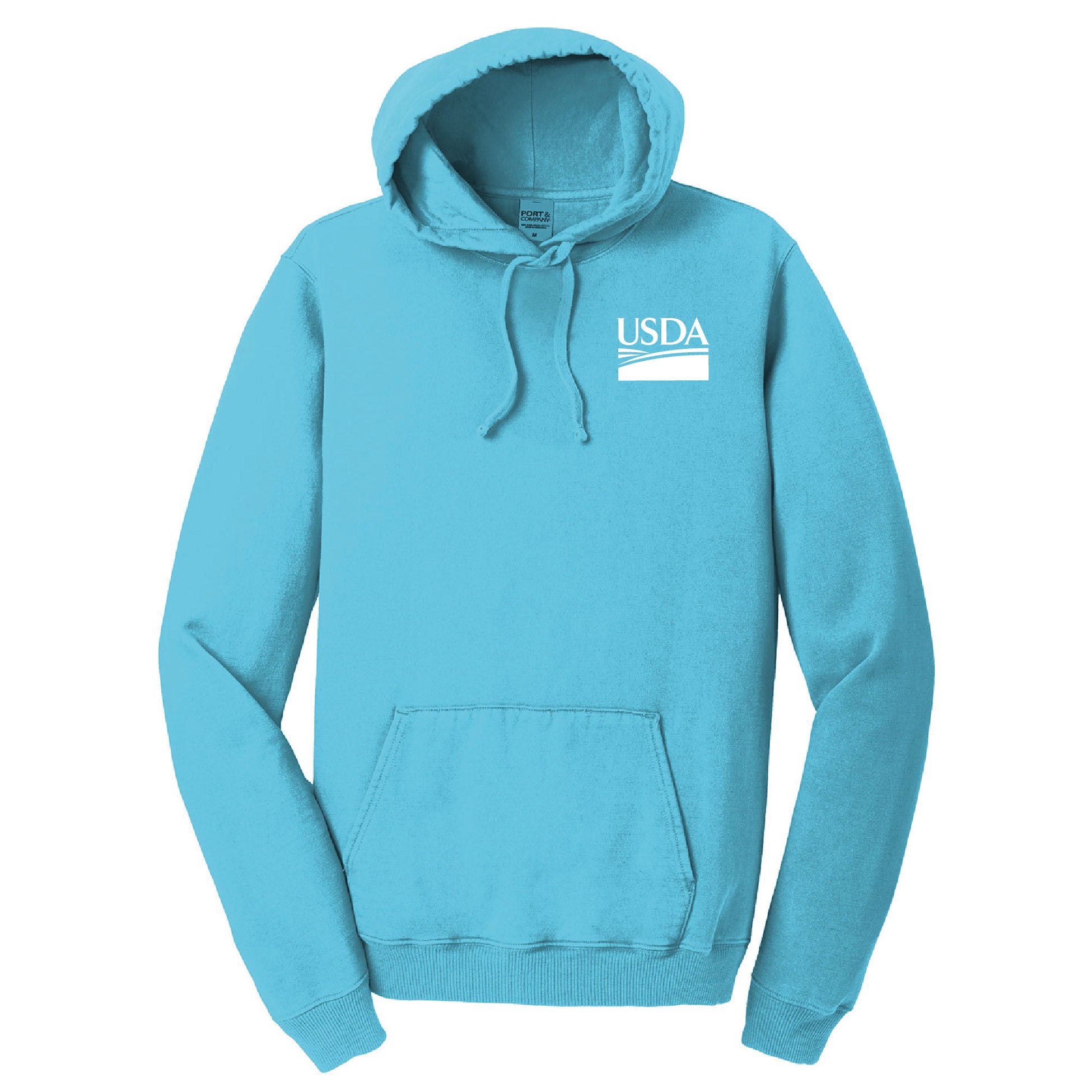 USDA Garment-Dyed Pullover Hooded Sweatshirt