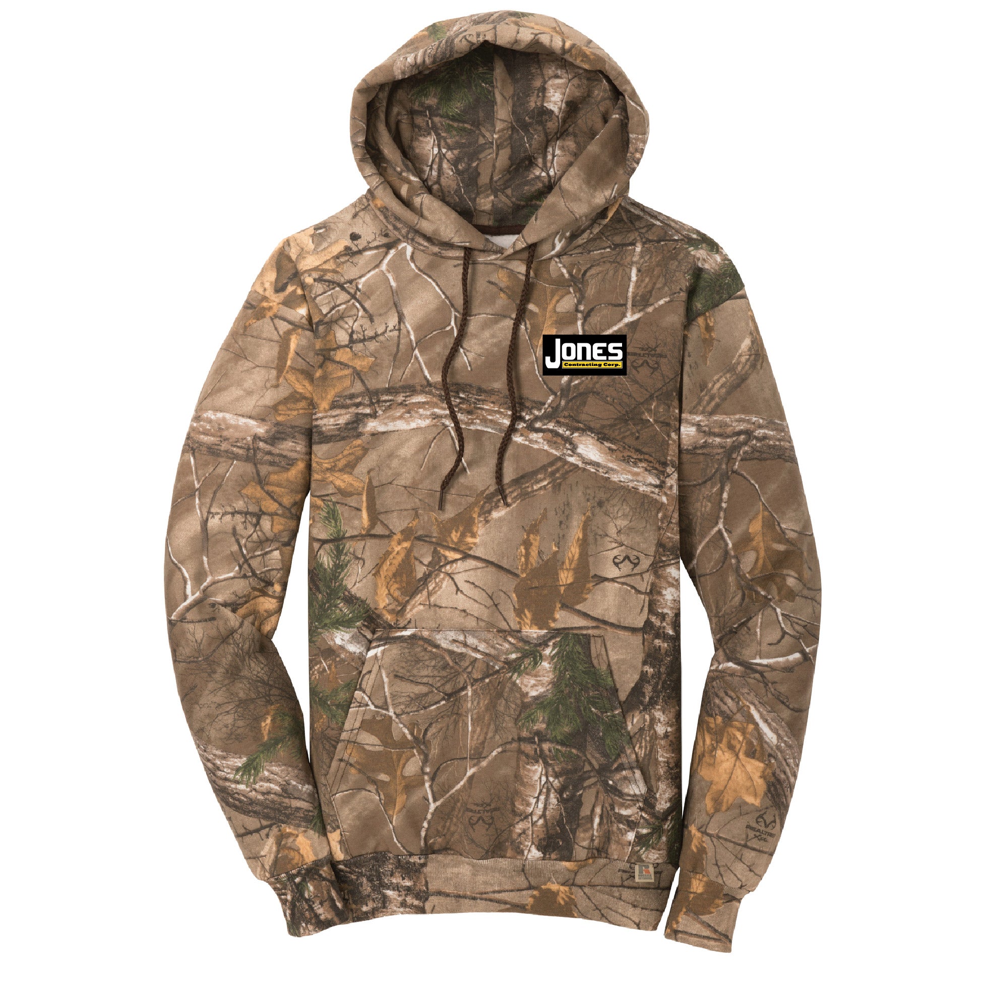 Jones Contracting Camo Hoodie