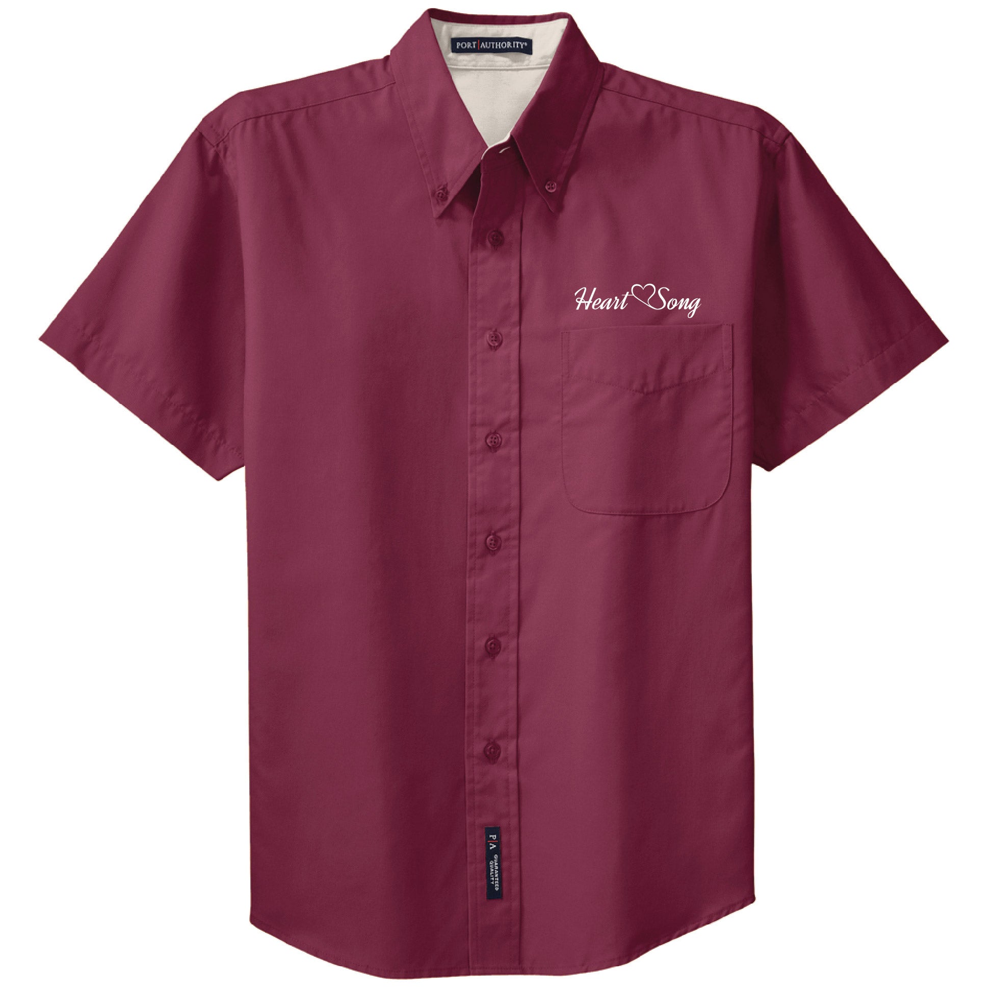 Heart Song Shortsleeve Button-Down