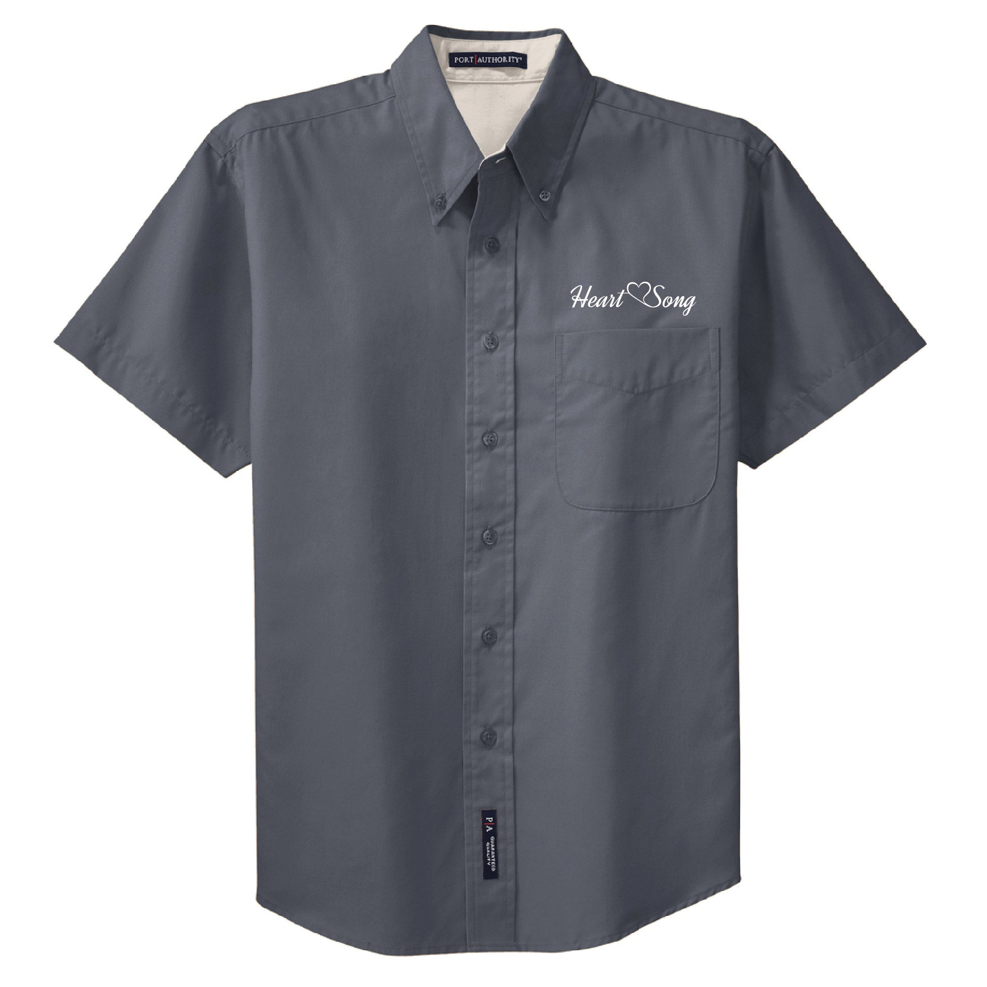 Heart Song Shortsleeve Button-Down