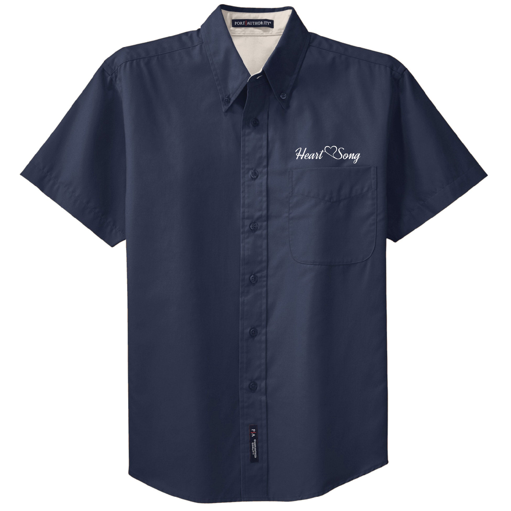 Heart Song Shortsleeve Button-Down