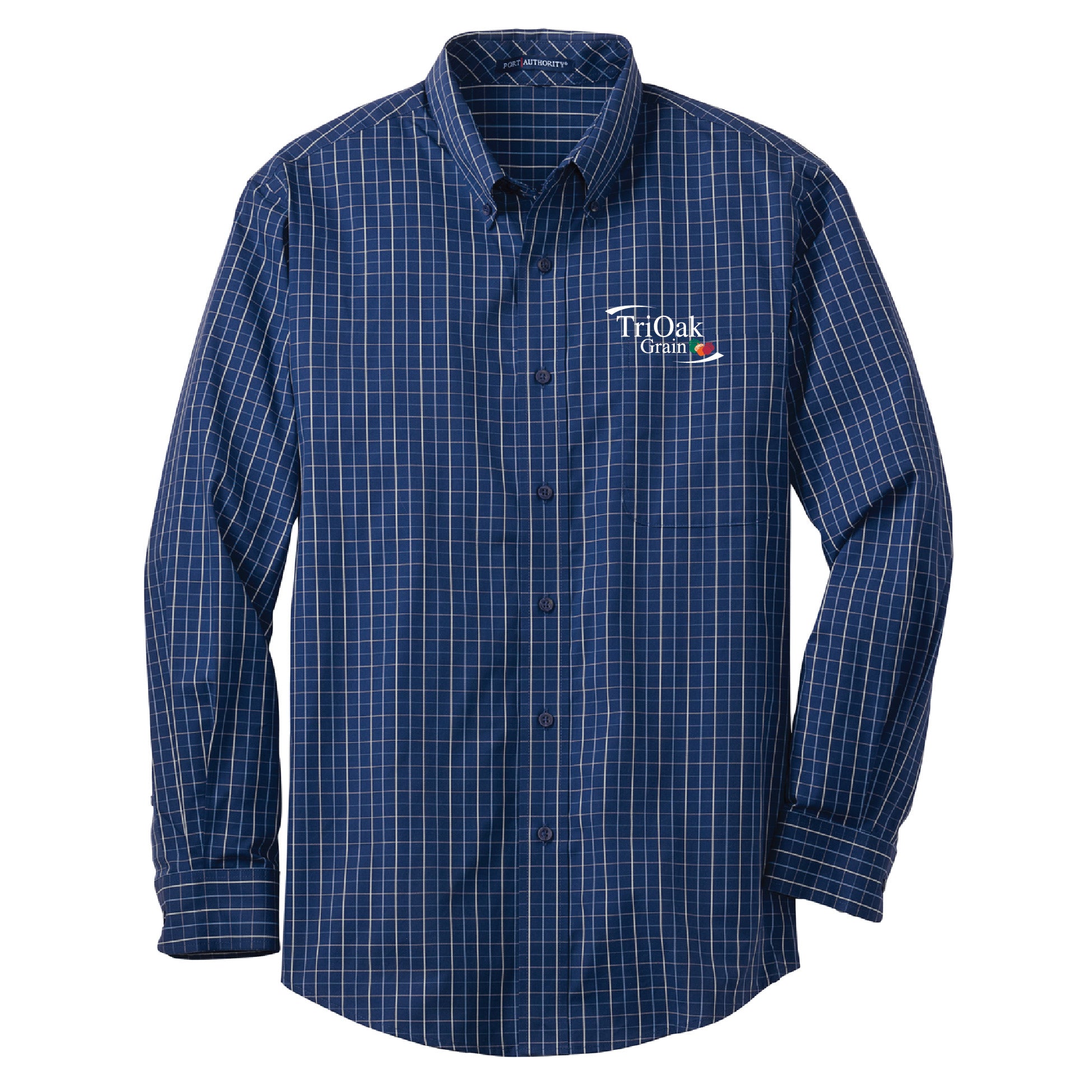 Tri Oak Tattersall Button Down
