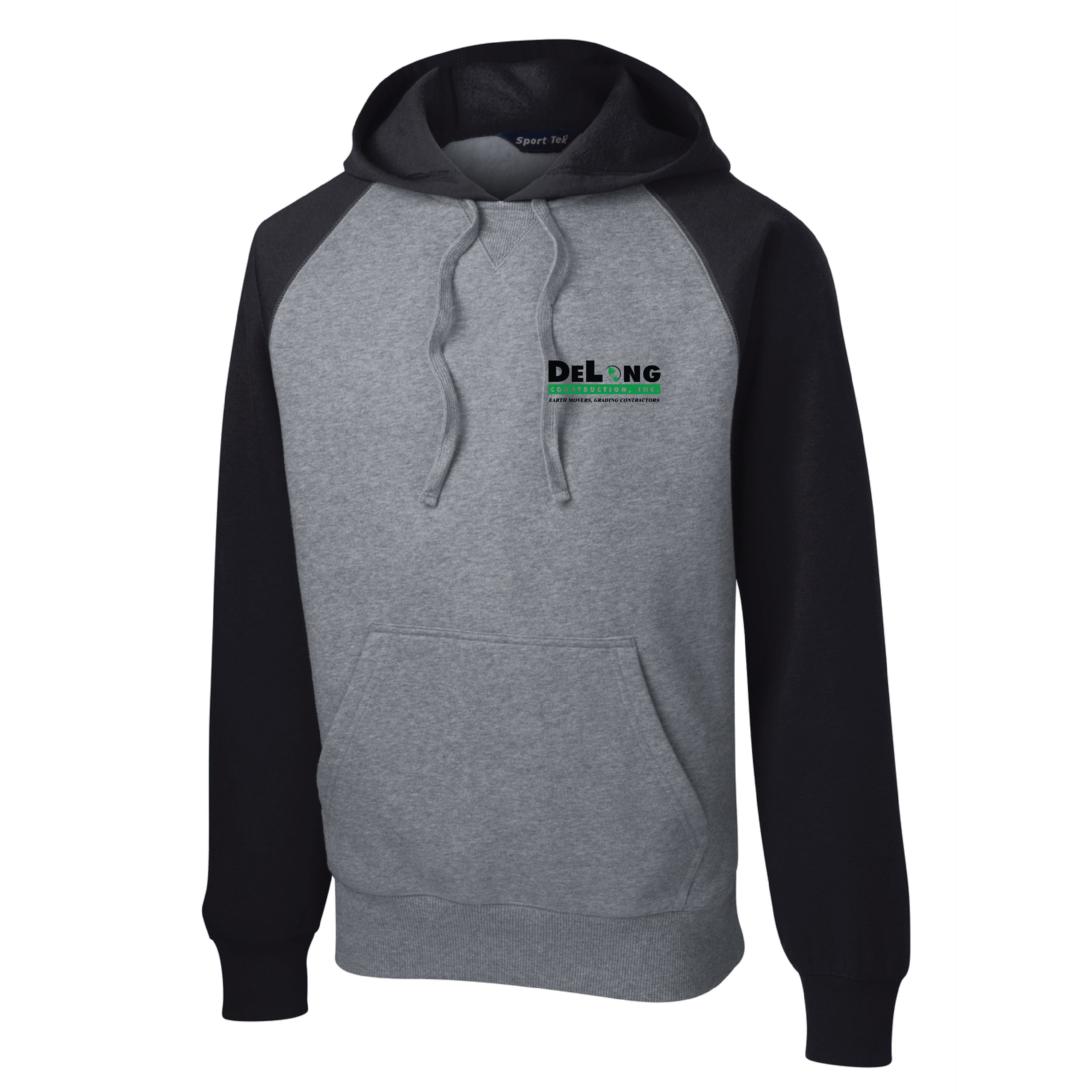 DeLong Construction Raglan Hoodie