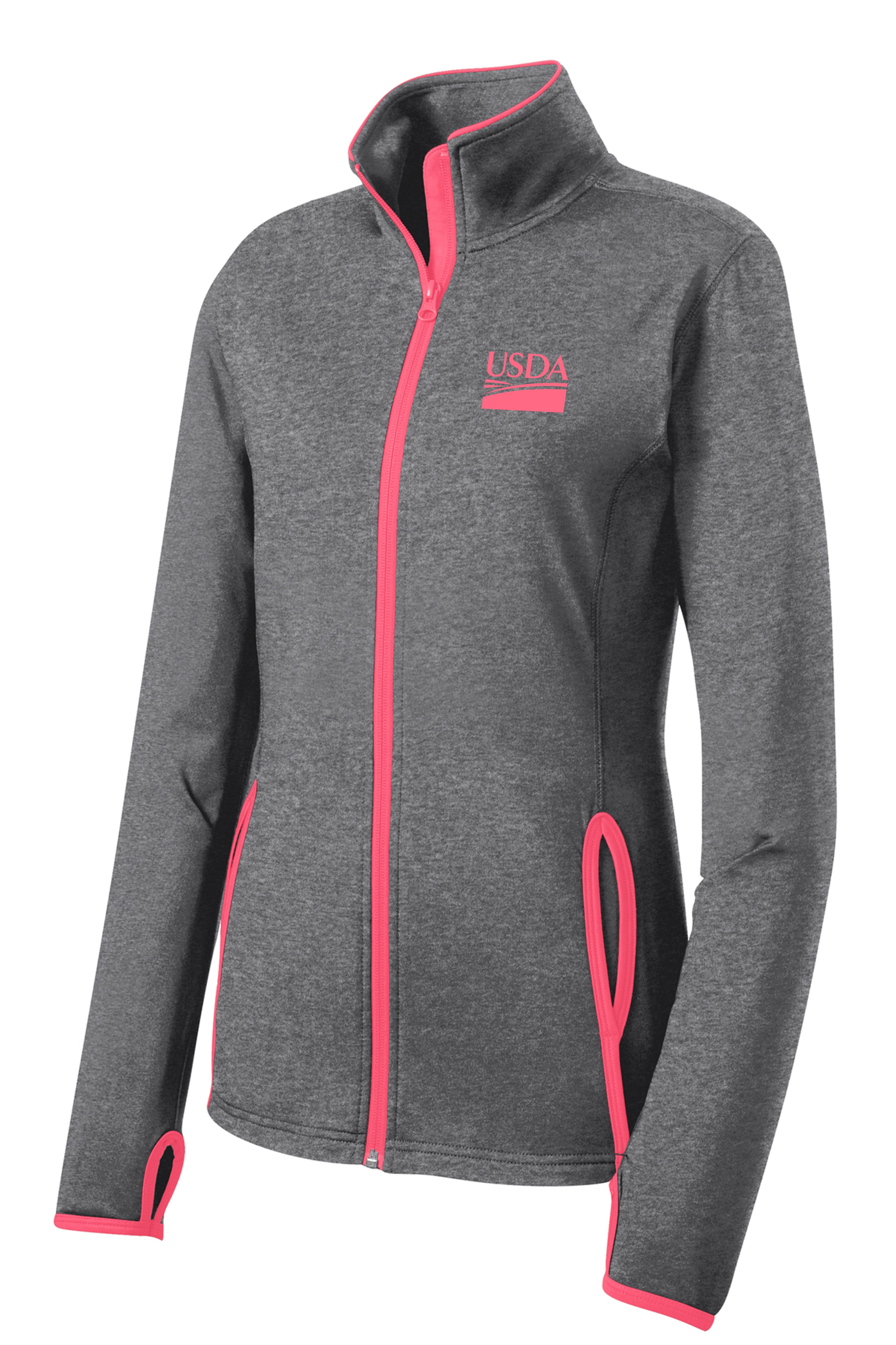 USDA Ladies DriFit Full Zip