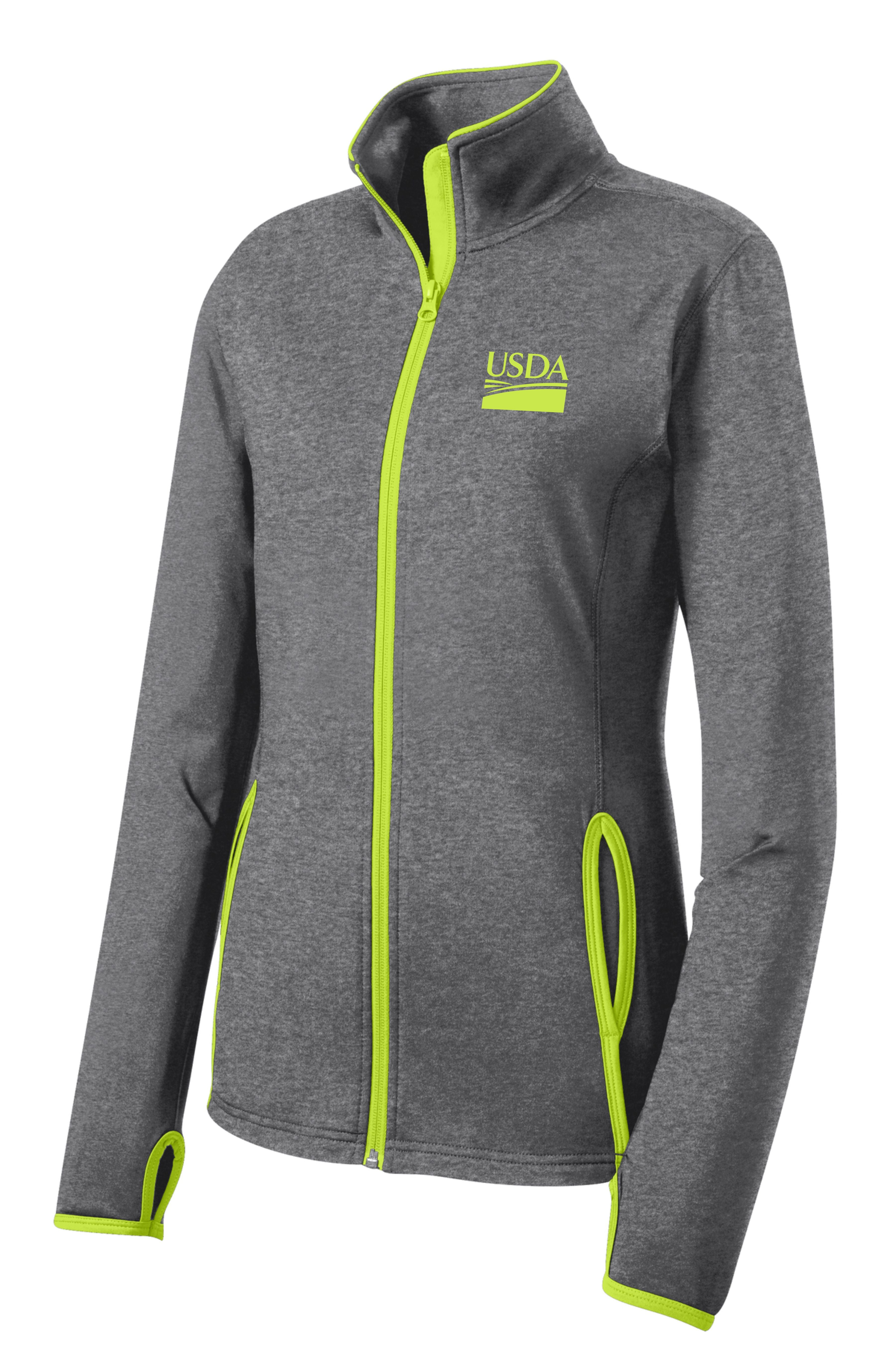 USDA Ladies DriFit Full Zip