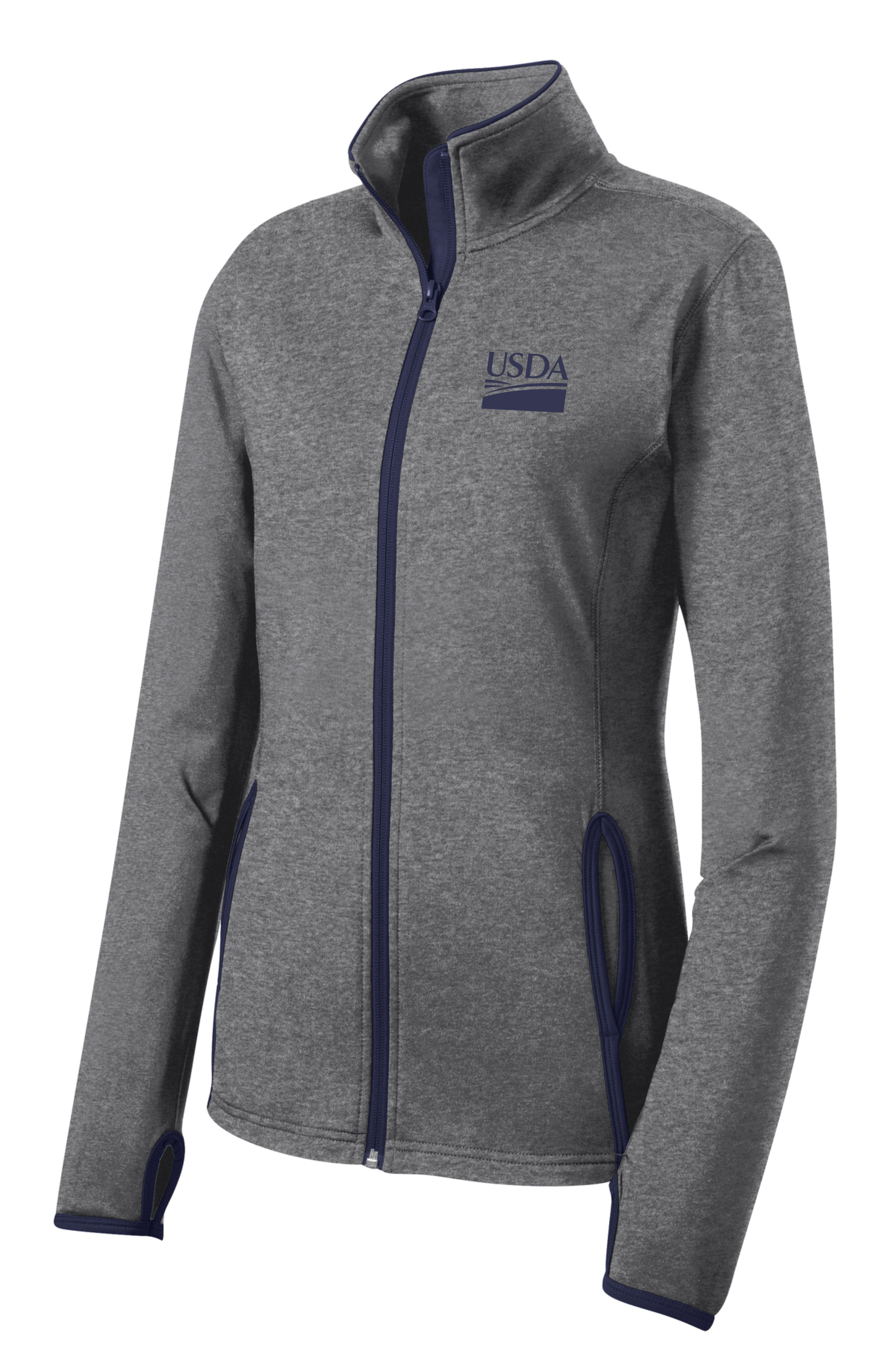 USDA Ladies DriFit Full Zip