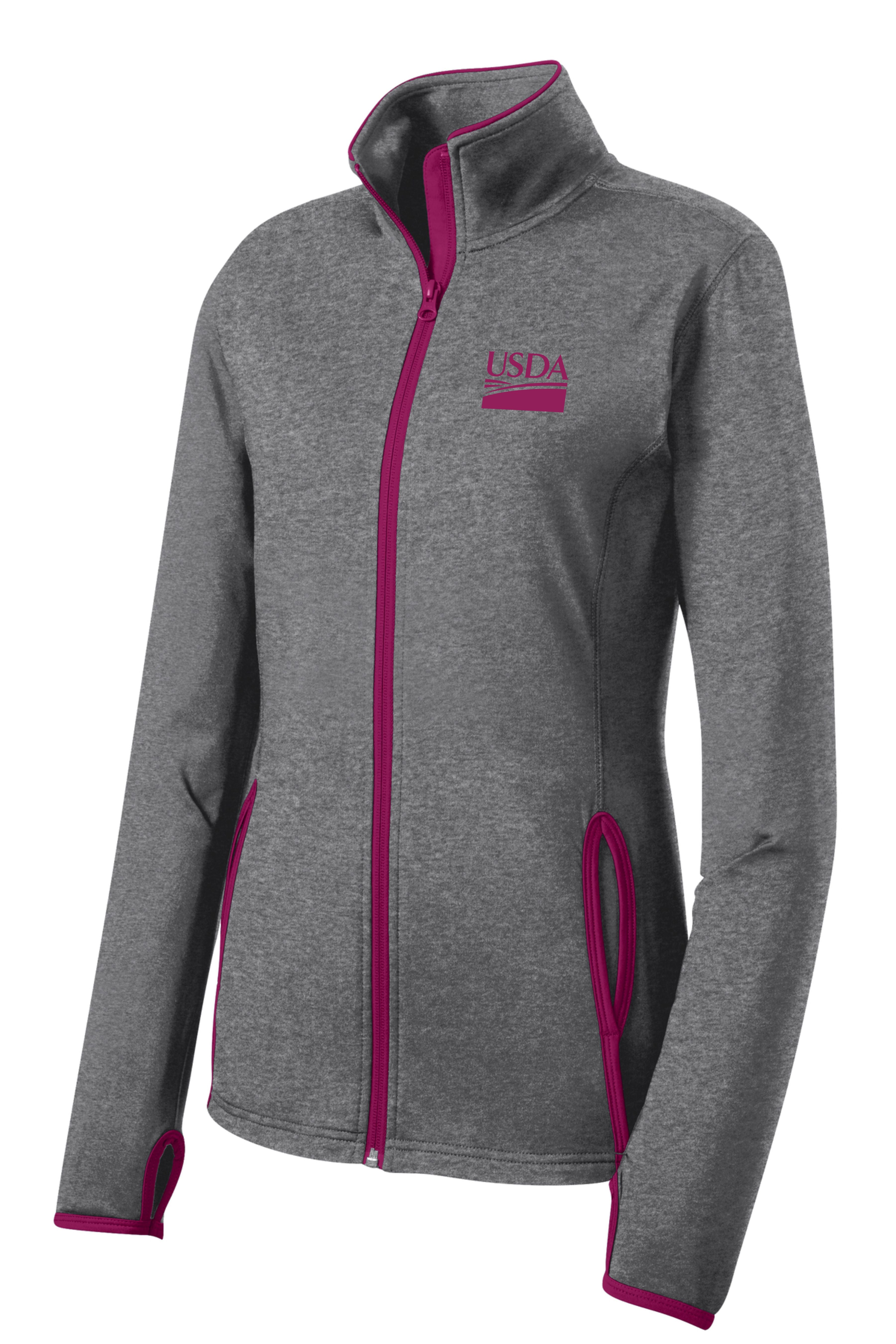 USDA Ladies DriFit Full Zip