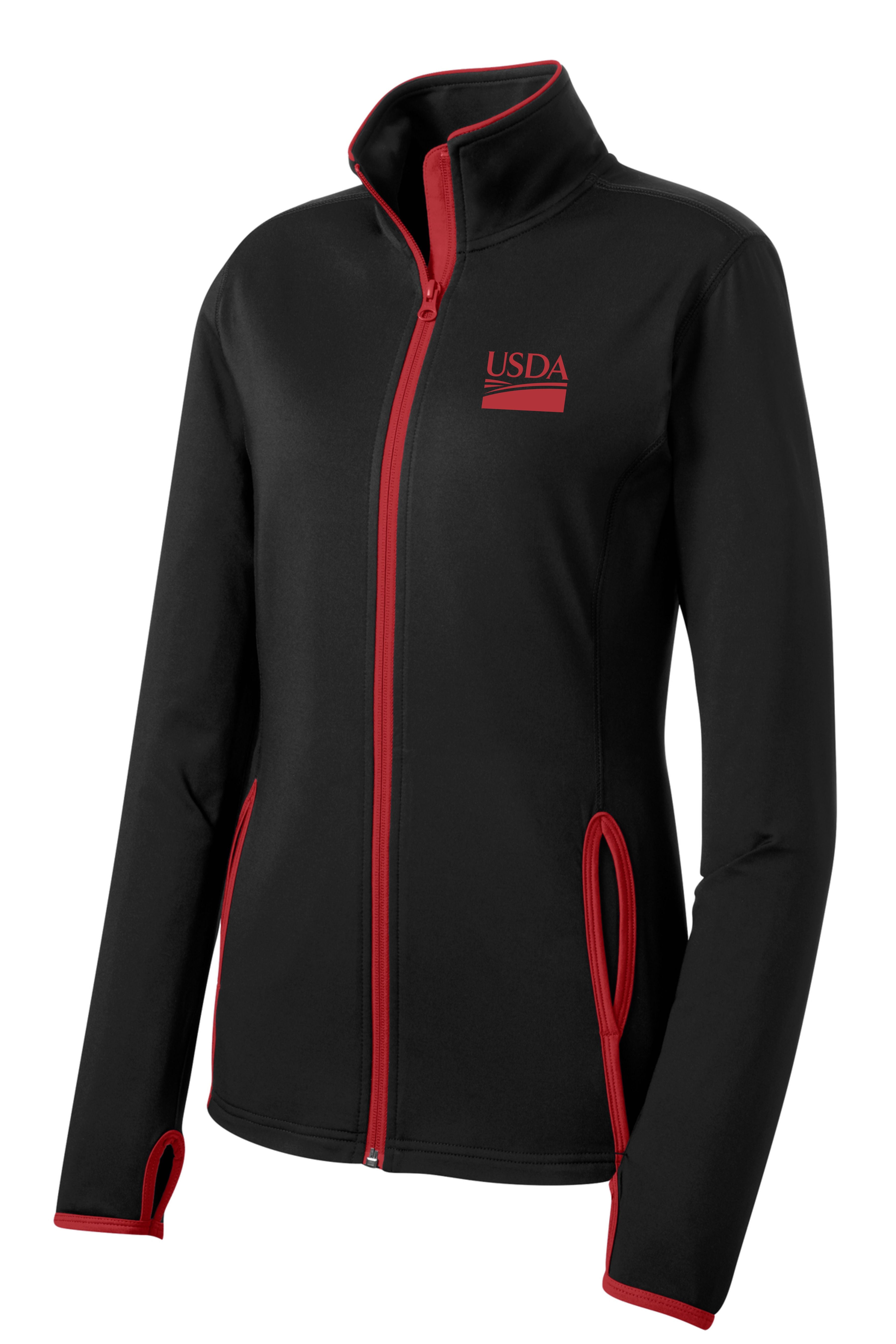 USDA Ladies DriFit Full Zip
