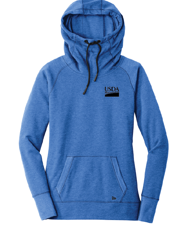 USDA Ladies Cowl Neck Hoodie