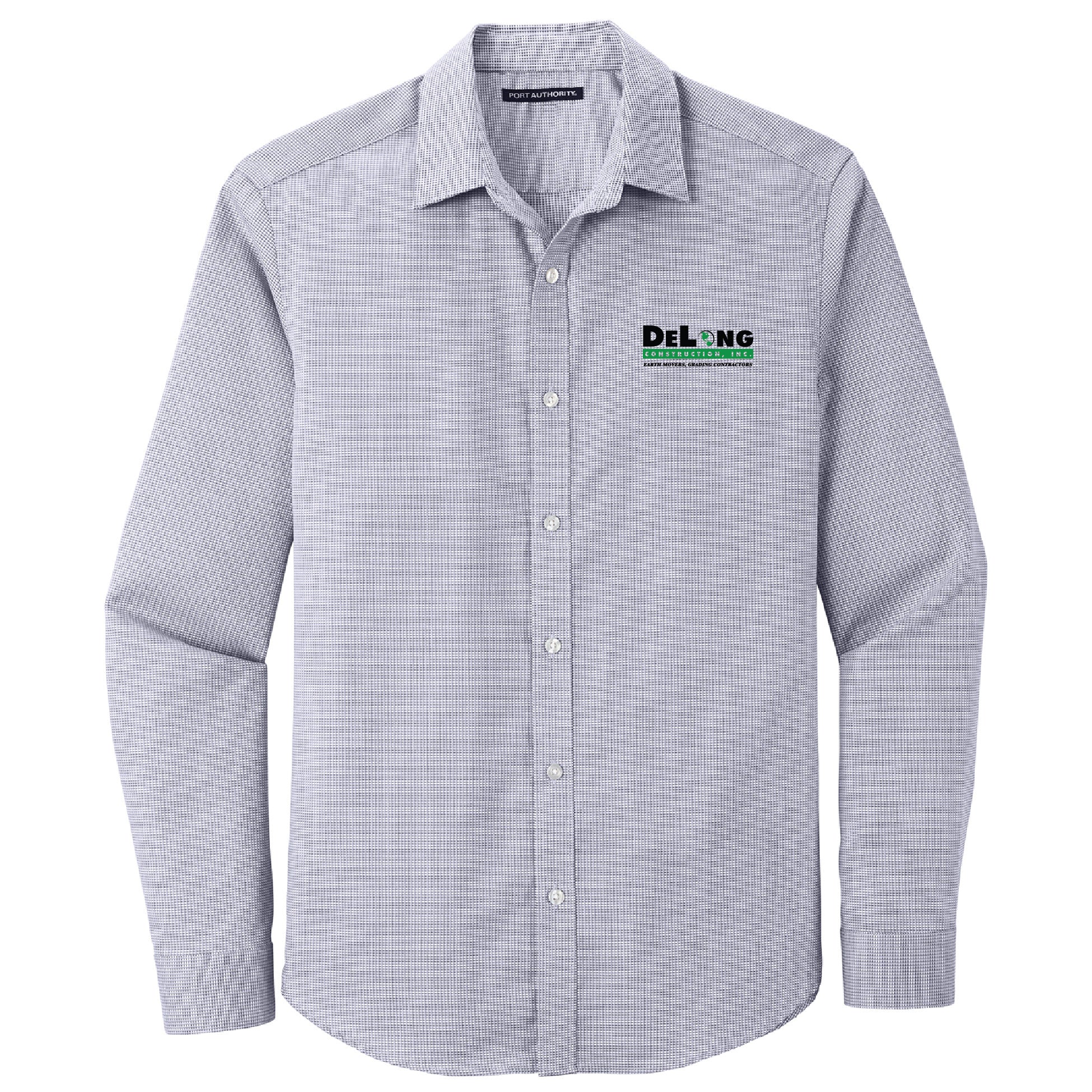 DeLong Construction Button Down Longsleeve