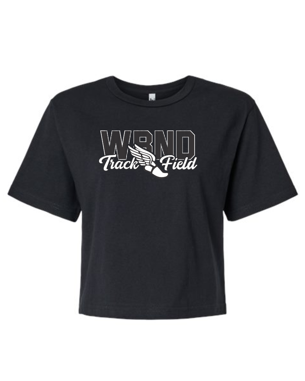 WBND Track 2025 Ladies Boxy Crop T-Shirt