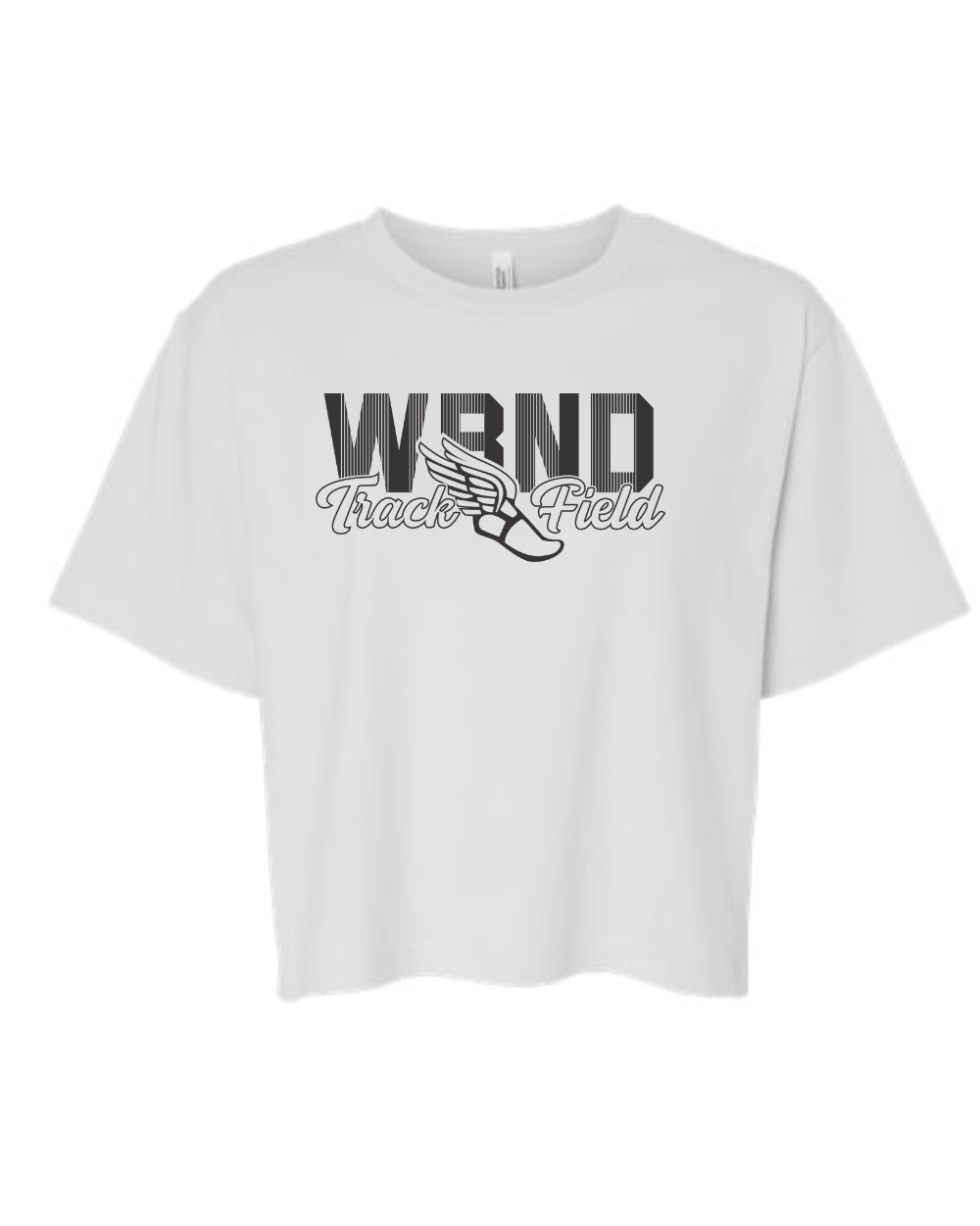 WBND Track 2025 Ladies Boxy Crop T-Shirt