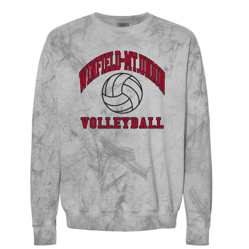 WMU VB 2026 Colorblast Crew Sweatshirt