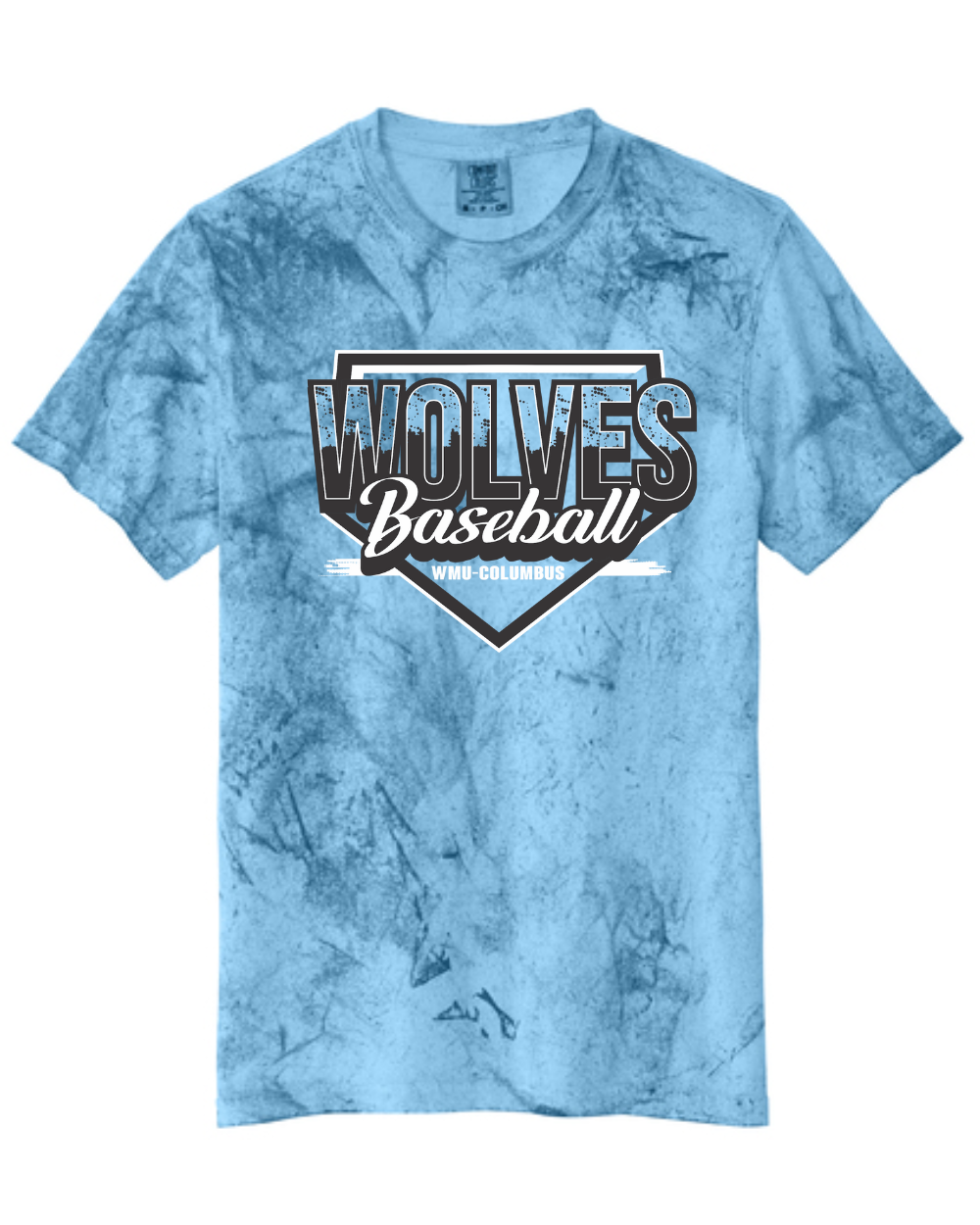 WMU-CJ Baseball Colorblast T-Shirt