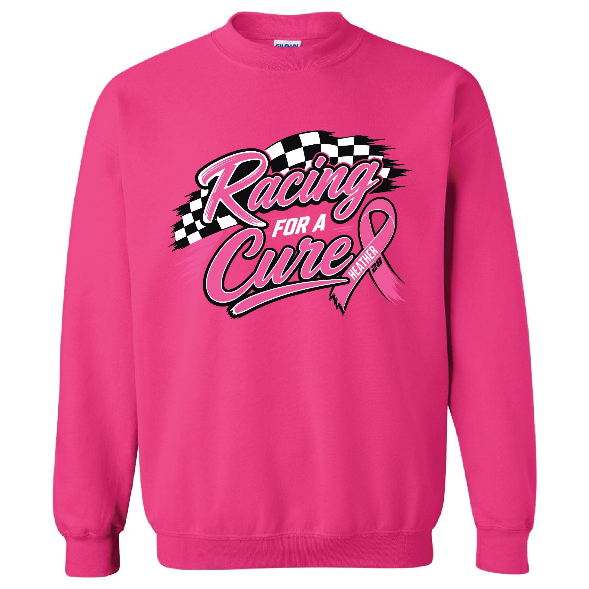 Racing for a Cure Crew Sweatshirt