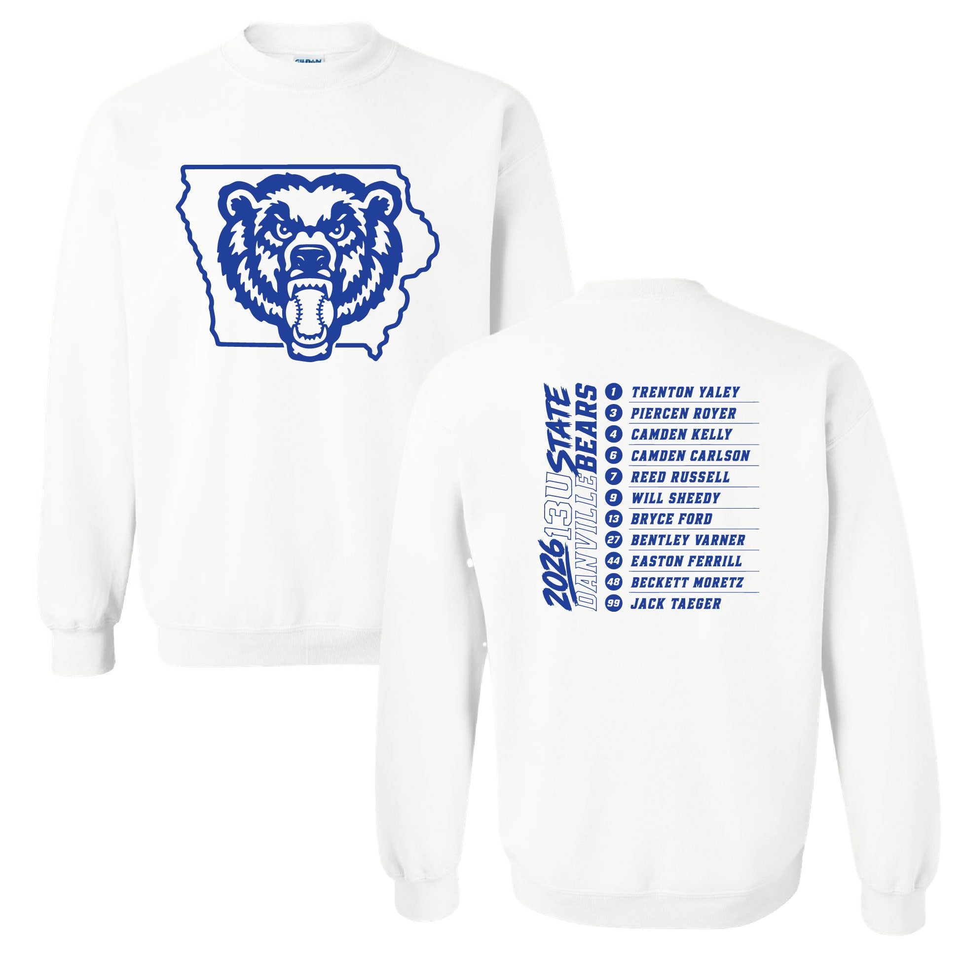 Danville 13U Crew Sweatshirt