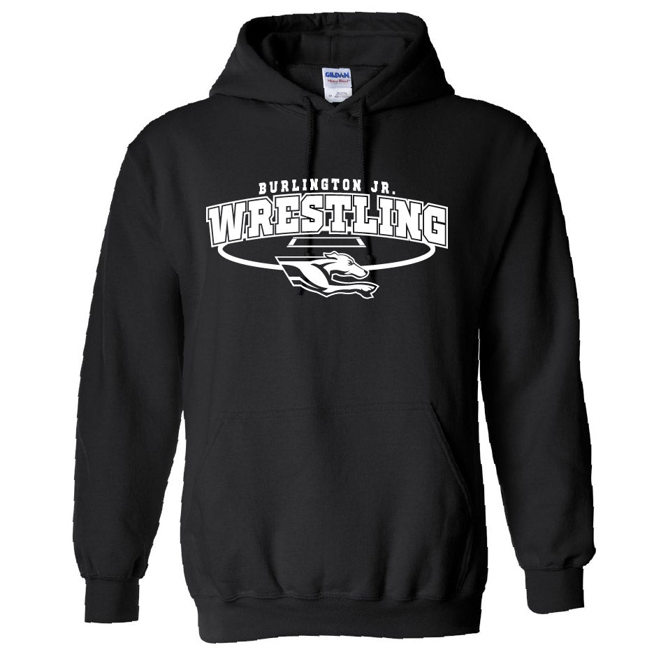 Burlington Jr. Wrestling Hood