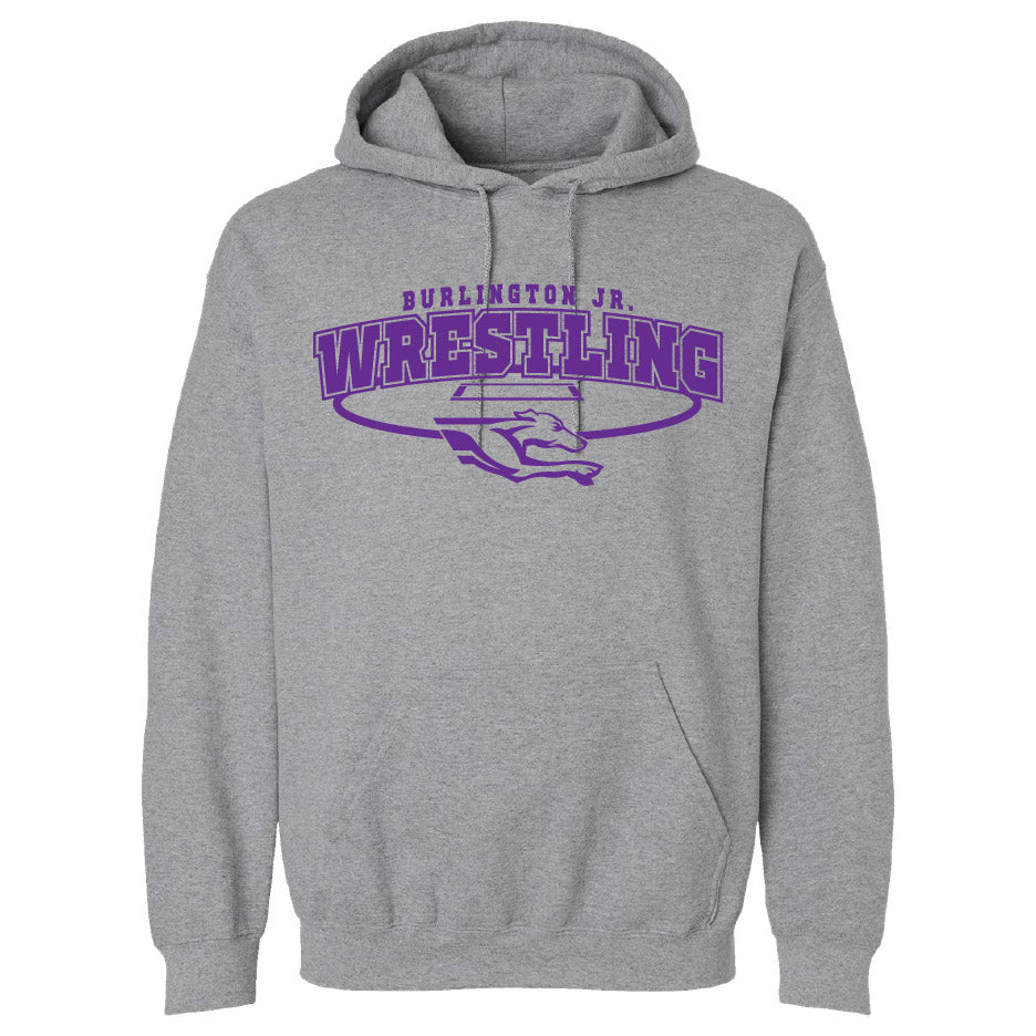 Burlington Jr. Wrestling Hood