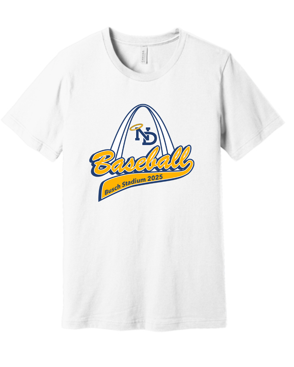 ND STL Baseball Softstyle T-Shirt