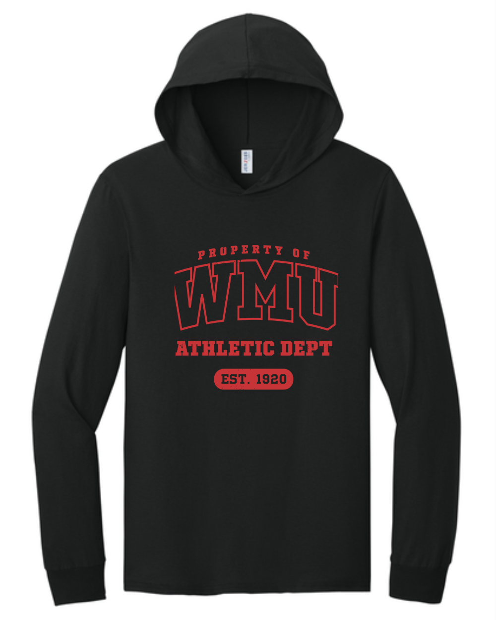 WMU Athletic Dept. Longsleeve Hooded T-Shirt