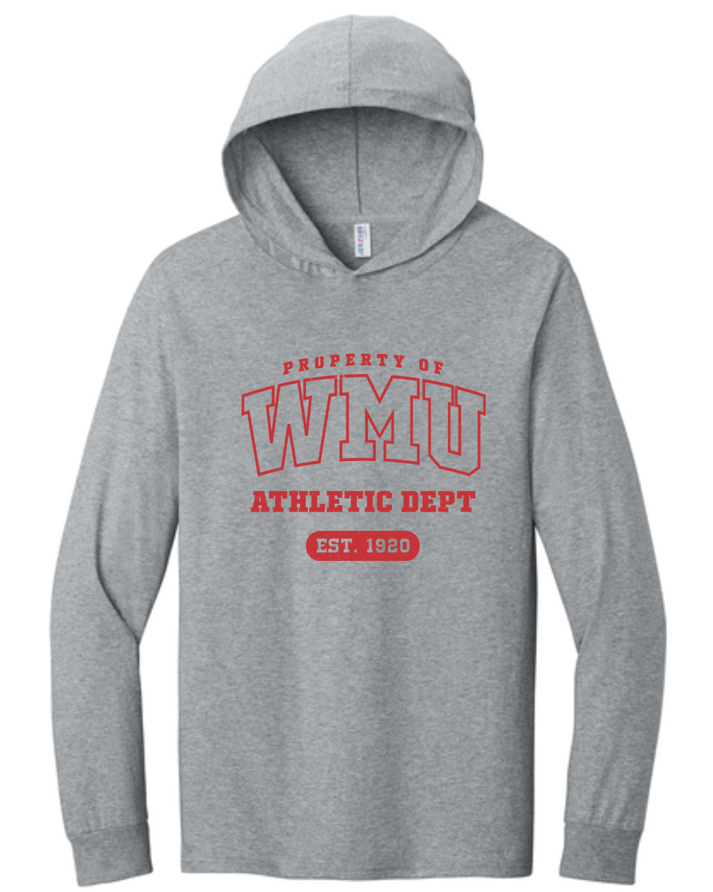 WMU Athletic Dept. Longsleeve Hooded T-Shirt