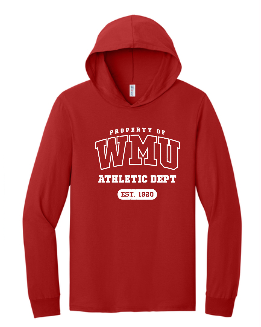 WMU Athletic Dept. Longsleeve Hooded T-Shirt