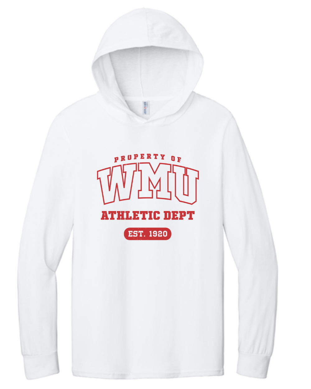WMU Athletic Dept. Longsleeve Hooded T-Shirt