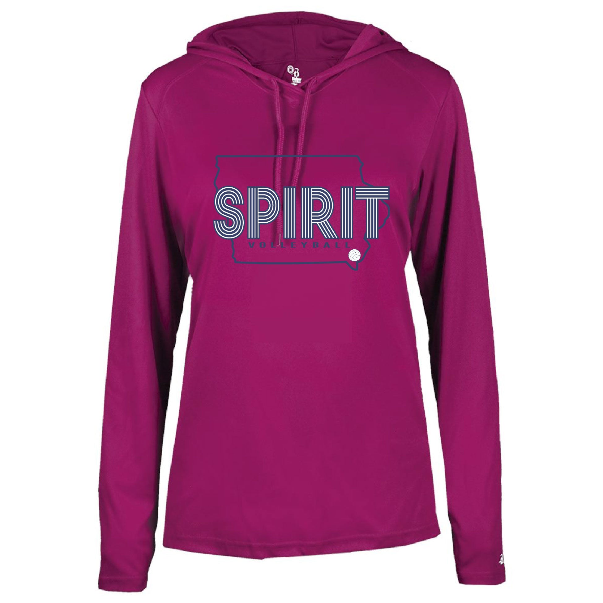 Spirit VB 2026 Ladies Lightweight Dryfit Hoodie