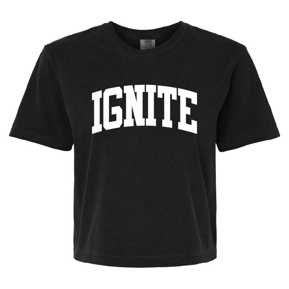 Ignite 2026 Comfort Color Crop Tee